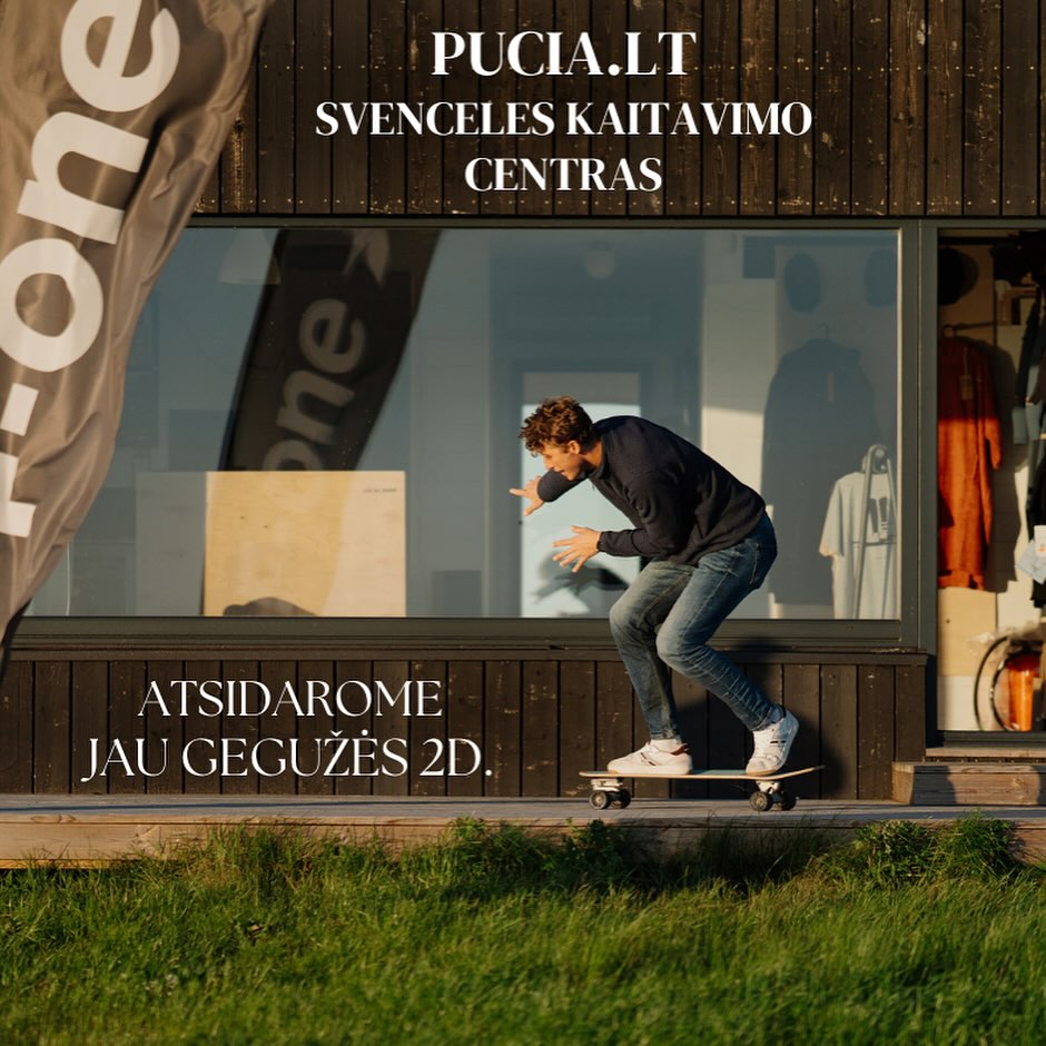 PUCIA.LT KAITAVIMO CENTRAS SVENCELĖJE 💨
ATSIDAROME JAU GEGUŽĖS 2D! 🙌
Užsuk pas mus į svečius jau pirmąjį gegužės savaitgalį. 🤩
Čia rasi:
🔶 KAITAVIMO MOKYKLA
Pamokos pradedantiesiems ir pažengusiems su patyrusiais sertifikuotais kaitavimo instruktoriais
🔶 ĮRANGOS NUOMA
Naujausia F-ONE ir MANERA įranga nuomai savarankiškiems kaituotojams
🔶 PUCIA.LT PARDUOTUVĖ
Geriausi pasiūlymai F-ONE, MANEROS ir kt prekėms įsigyti
🔶 APARTAMENTŲ NUOMA
Jaukūs naujai įrengti apartamentai pačiame kaitavimo spot’e
Lauksime Tavęs jau neužilgo!
Iki pasimatymo Svencelėje 👏
#kaitavimas #kaitavimomokykla #kaitavimoirangosnuoma #kaitavimoirangosparduotuve#apartamentunuomasvenceleje #kaitavimospot’as #svencele #pucia #pucia.lt