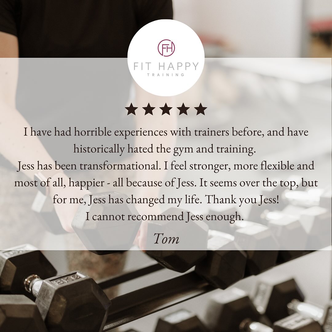 Cannot thank Tom enough for his review 💪🏻
I only see Tom once a month for me to check his technique, make sure he is working at the right intensity and using the right weights but to also check in and make sure he’s staying consistent 😁