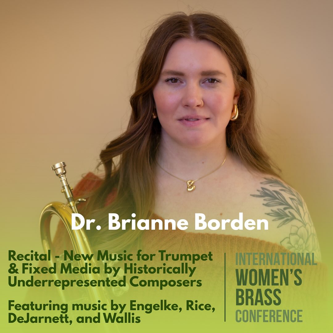 Excited to present works from my soon-to-be-released album at the @iwbc_brass conference this summer!
You can also catch me playing with Ternion Brass on a New Works recital and playing solo cornet with @athenabrassband 🕺 All on Thursday, May 22!