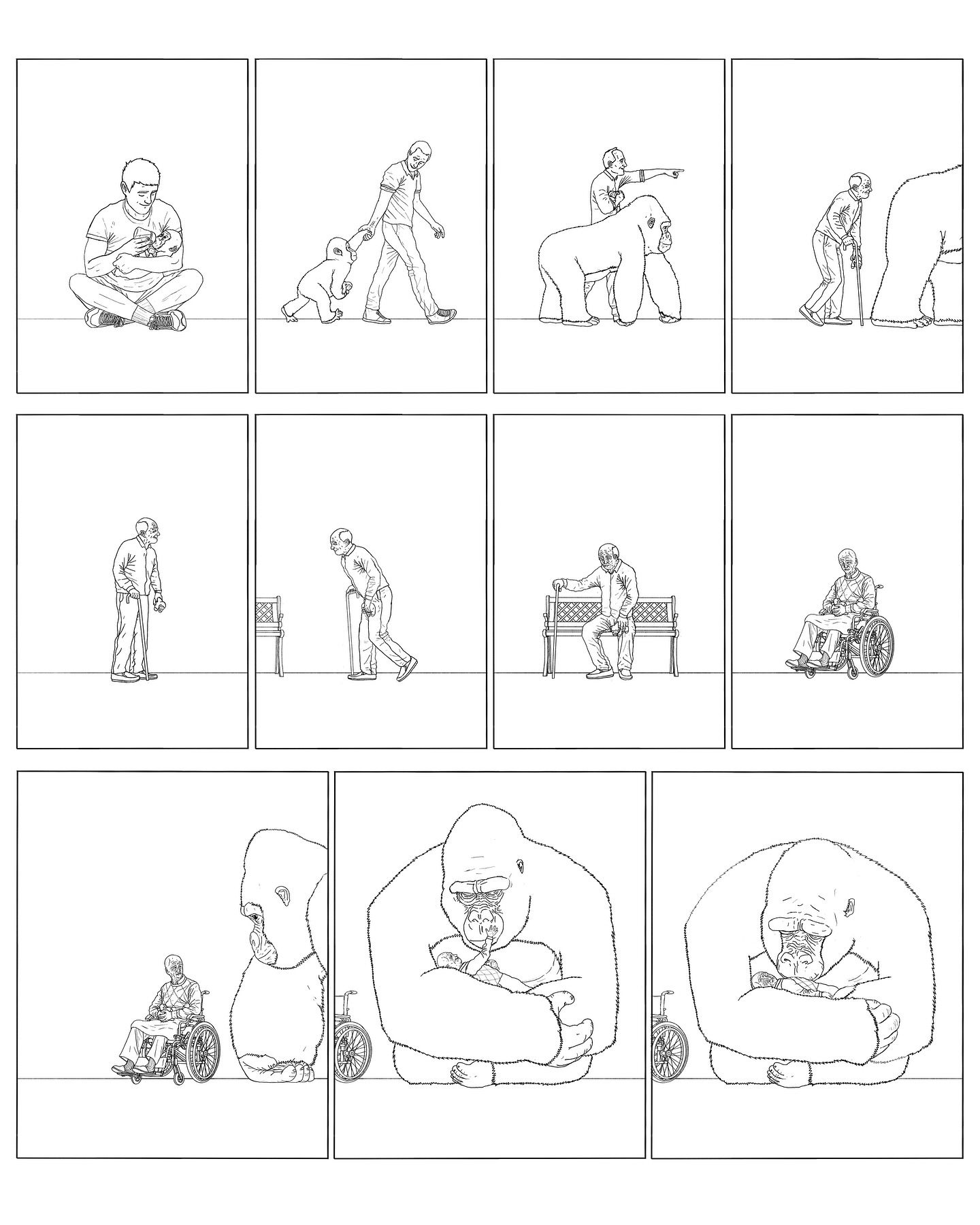 "Hello Home(Dear Kahu)"
There is only strength when we take care of each other.
Love is much more than a human thing. It is a shelter, where all are welcome to grow in their own unique way. Love is a home that exists everywhere when your heart is open to the light in all life. When it happens, you will feel that you're surrounded by forests, mountains, deserts, and oceans full of friends and family that are waiting to meet you.
And for my last day I'll go see the sun - Connor O'Leary
*A handmade illustration inspired by those who understand that the greatest treasure and purest power is the love that wants to bloom in all.