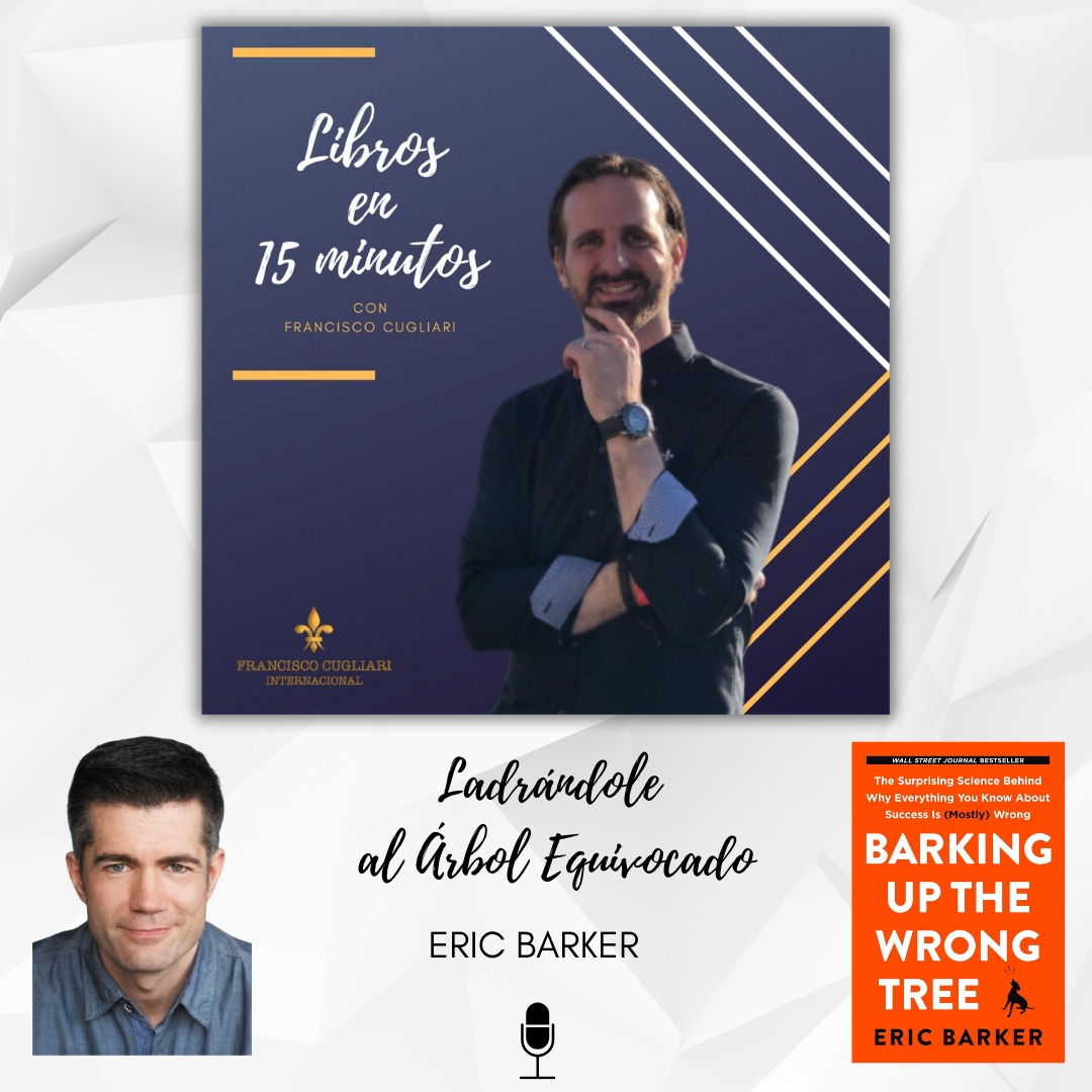 En el segundo episodio escucharemos a "Ladrándole al árbol equivocado" de Eric Barker.
.
Un libro que desafía nuestras ideas más arraigadas sobre el éxito, y explora la evidencia científica que respalda (o refuta) nuestras creencias para alcanzar nuestros objetivos. Es una invitación a la reflexión, a pensar críticamente, a cuestionar lo que crees saber y a tomar decisiones basadas en lo que realmente importa para ti.
.
Escúchalo desde tu plataforma favorita: Youtube, Spotify, Apple podcasts, Ivoox, y más...!🎧
.
Saludos,
Francisco
.
.
.
.
#podcast #librosen15minutos #franciscocugliari #librosrecomendados #barkingupthewrongtree #ericbarker