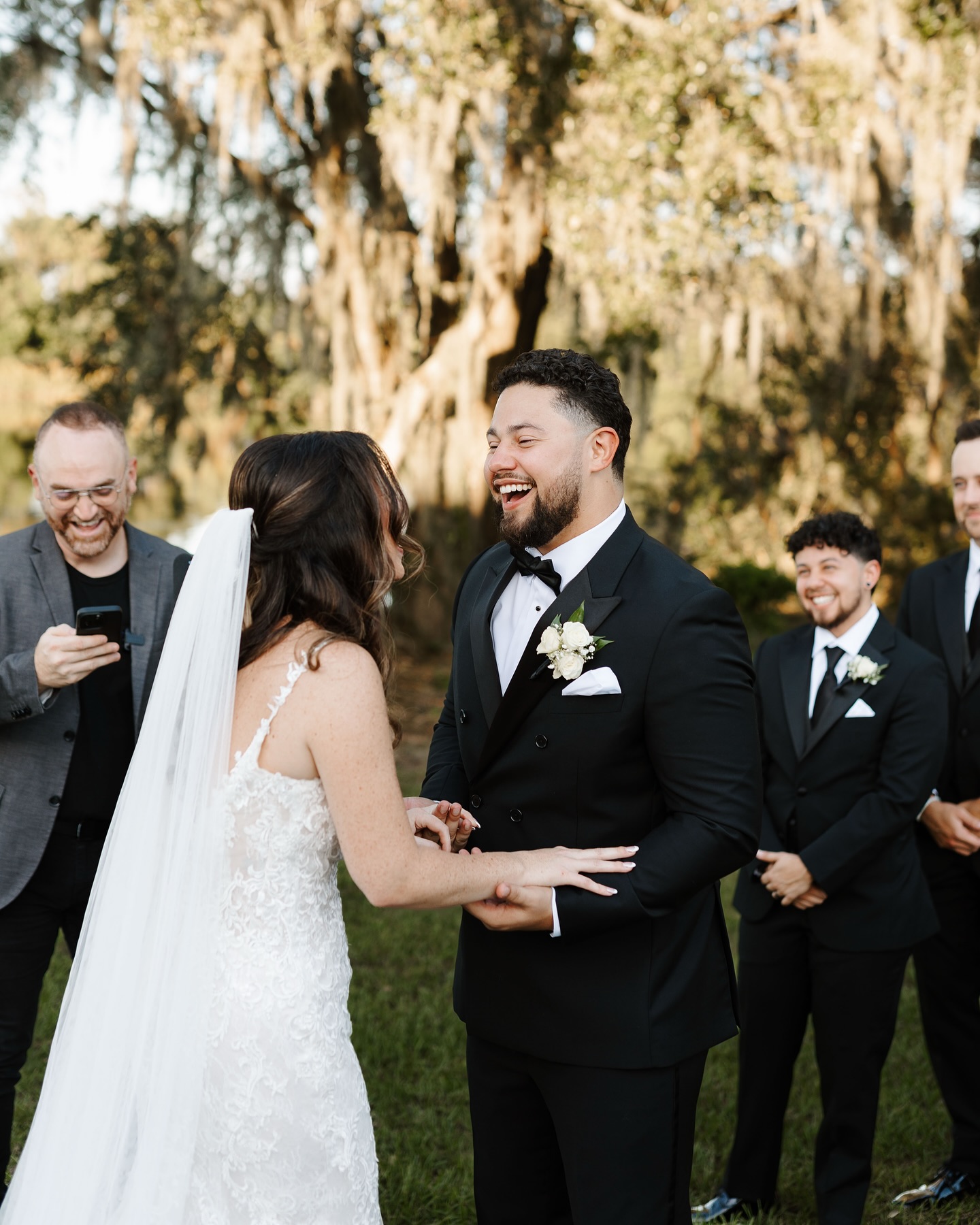 You can feel the joy in these frames. Just pure, God-given happiness wrapped in laughter, love, and the sacred promise they made before Him.
Lindsay & Jorge’s wedding was more than a celebration, it was a reflection of their faith, their deep connection, and the kind of love that only grows stronger when it’s rooted in Christ.
This moment… these laughters… this light—what a privilege to witness and capture it all.
“A cord of three strands is not quickly broken.” – Ecclesiastes 4:12
.
12
#mondaymoments #WeddingPhotographer #floridaqeddingphotographer #TampaWedding #WeddingVows #tampaweddingphotographer #tampaweddingvideographer #weddingonfilm #SweetCharmsWeddings #sweetcharmsphotoandfilm #washingtondcweddingphotographer #washingtondcweddings