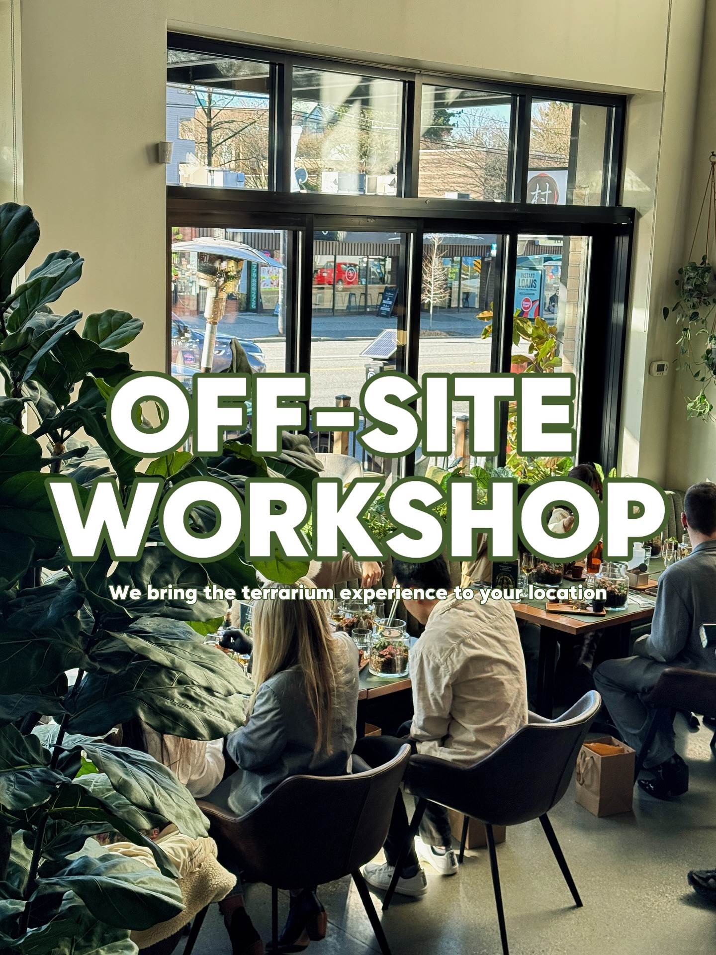 Yes—we can bring the terrarium magic to you!
Perfect for team-building, private events, or any gathering that could use a little greenery and creativity.
We’ll take care of all the plants, tools, and setup—you just show up and build your own little world.
Photography by Anastasia Kaiuda.
#offsiteworkshop #offsiteevents #vancouverevents #teamactivity #plantlove #plantworkshop #corporateevents #teambuilding