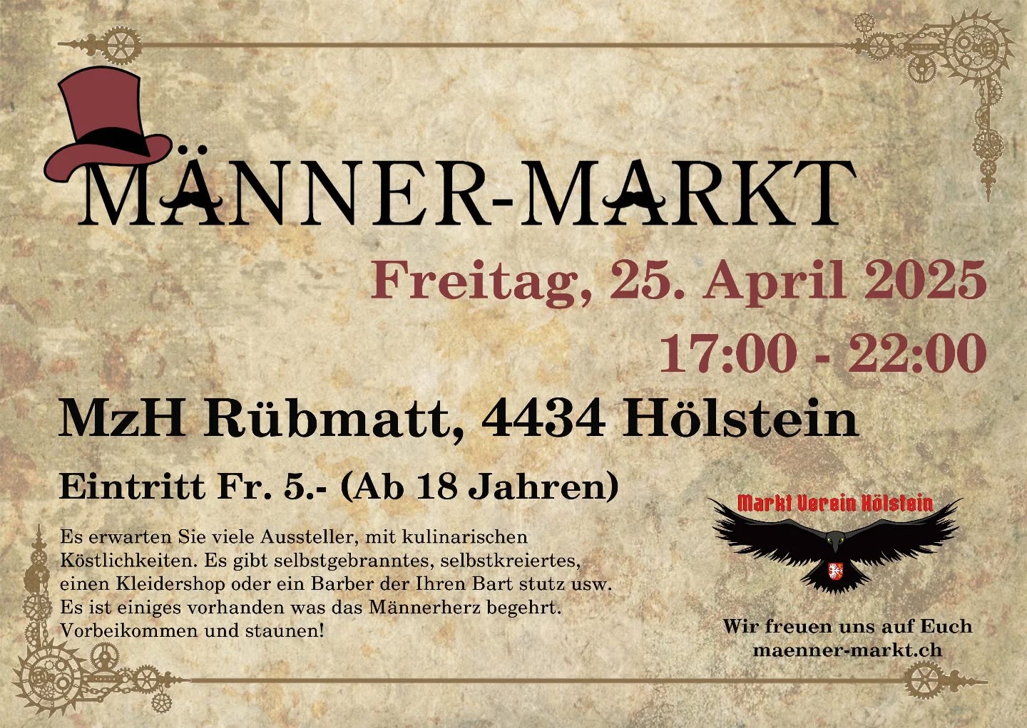 Am 25.04.2025 werde ich im Männer Markt in Hölstein anwesend sein zum tätowieren 😍
Schaut doch kurz vorbei für ein kleines Tattoo 🤗
Ich würde mich riesig freuen, den/die eine/n oder andere/n von euch dort anzutreffen ❤️
Eure Dean ❤️
Le 25.04.2025 je serai présente au Männer Markt à Hölstein pour tatouer 😍
Venez me faire un petit coucou et éventuellement vous faire un petit tattoo 🤗
Ça serait un grand plaisir pour moi d'y croiser l'un ou l'une d'entre vous ❤️
Votre Dean ❤️