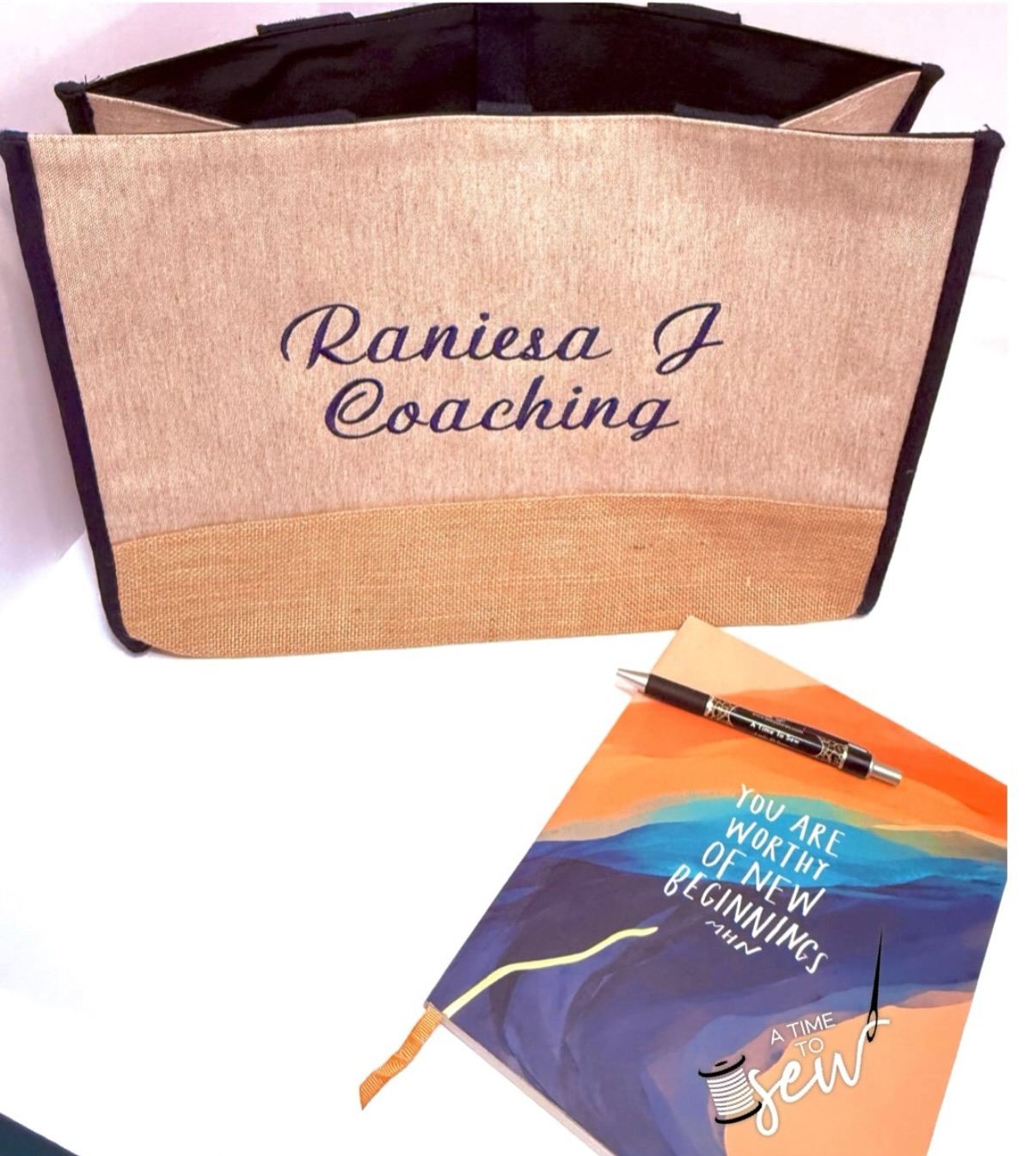 “A Time To Sew Custom Keepsake Creations”
💚🧵🪡For the LOVE of embroidery 💚🧵🪡
Custom embroidered jute tote bag made for my dear friend @raniesaj in honor of her new beginnings!
🧵
✂️
🧵
✂️
🧵
#Atimetosew #machineembroidery #multineedle #brothermachine #brothermachineembroidery