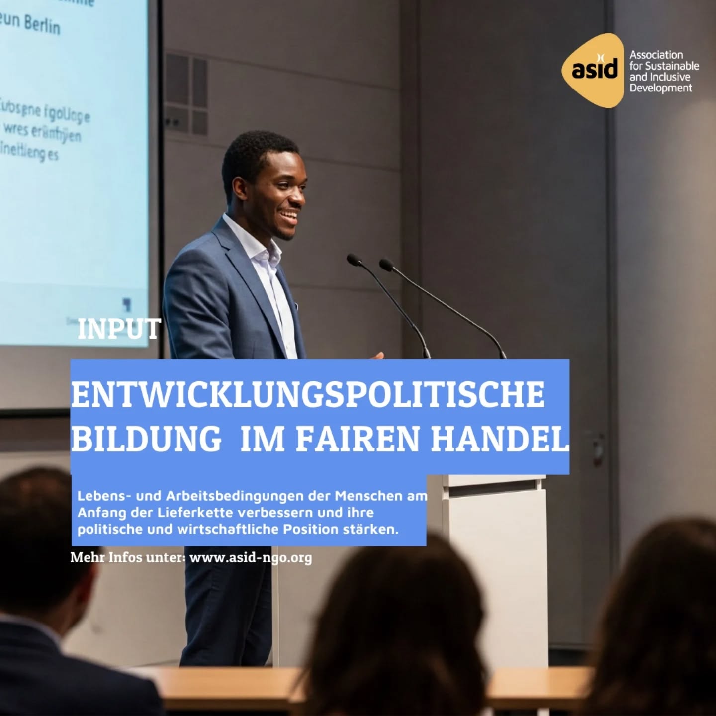 Entwicklungspolitische Bildung kann auf die Position von Menschen am Anfang der Lieferkette allerdings insofern Einfluss nehmen, als dass die betroffene Personen aus dem Globalen Süden (oder ihrer Diaspora im Globalen Norden) mehr zu Wort kommen bzw. an der Ausgestaltung und Umsetzung mitwirken lässt.
Außerdem führt Druck in der Öffentlichkeit und auf den Straßen in Deutschland, zu mehr Druck auf Politik und Wirtschaft.
#decolonize #fairerhandelberlin #fairerhandeldeutschland #fairtrade #globalisierung #globaleconomy #fairtrade #fairerhandel #fairewoche #berlin #dekolonial #deutschland #entwicklungspolitik #wirtschaft