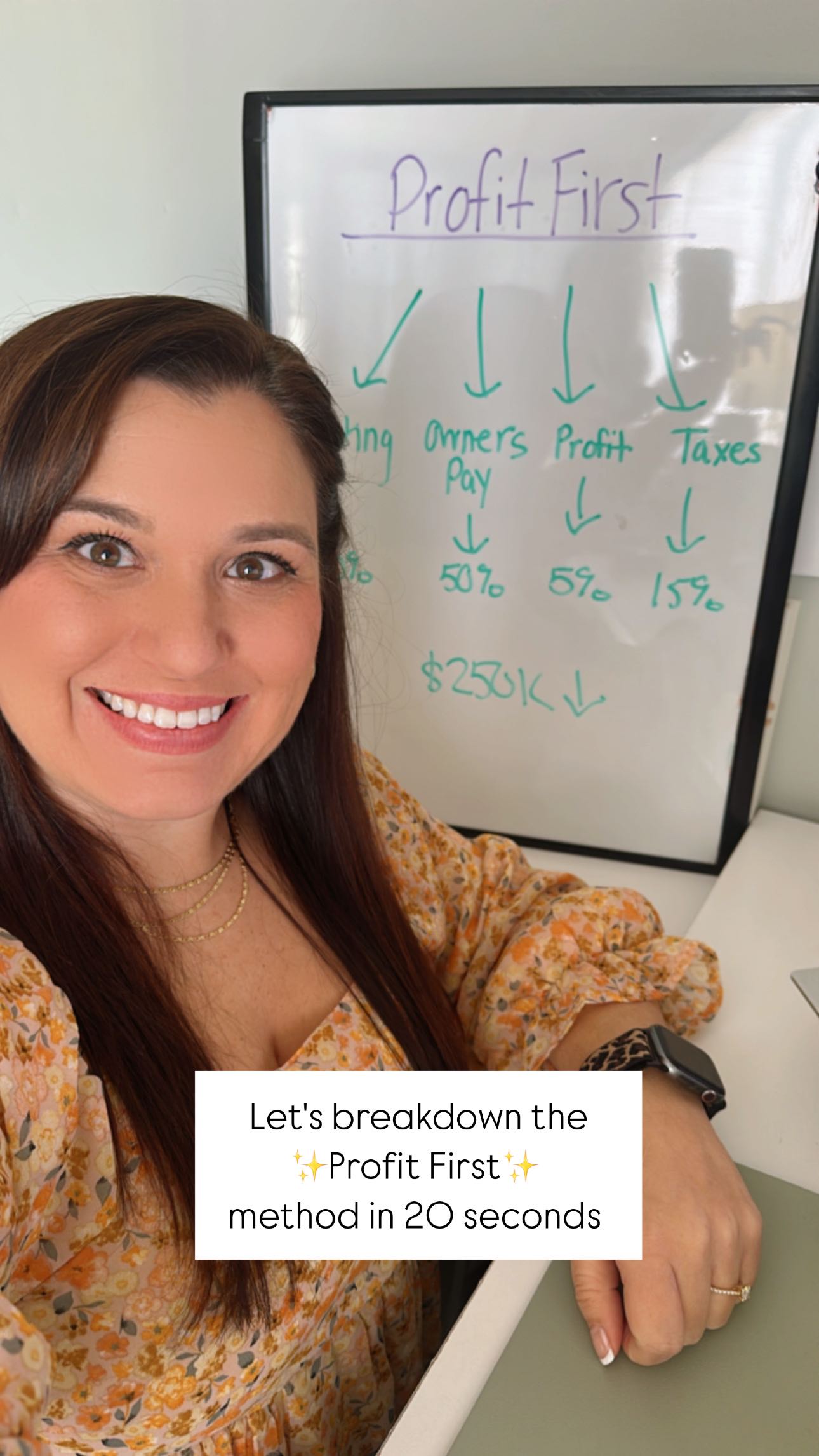 What if PROFIT came first, not last?
If you’ve been following me for awhile, then you know I love the Profit First method created by Mike Michalowicz.
The Profit First method flips the traditional business formula on its head:
Sales – Expenses = Profit to
Sales – Profit = Expenses
Instead of hoping & praying there is something left at the end of the month, you intentionally take your profit first—then learn to run your business on what’s left.
You base your percentages on your “Real Revenue” versus your total revenue. He refers to real revenue as your sales minus direct materials & subcontractor expenses (only if these currently make up more than 20% of your revenue).
For example, a company is doing $1 million in revenue but $400k of those sales are equipment & supply purchases. Their “real revenue” is $600k.
According to the Profit First system, here’s how to allocate your Real Revenue depending on your business size:
Businesses with $0–$250K in Real Revenue:
• Profit: 5%
• Owner’s Pay: 50%
• Taxes: 15%
• Operating Expenses: 30%
Businesses with $250K–$500K:
• Profit: 10%
• Owner’s Pay: 35%
• Taxes: 15%
• Operating Expenses: 40%
Businesses with $500K–$1M:
• Profit: 10%
• Owner’s Pay: 20%
• Taxes: 15%
• Operating Expenses: 55%
Of course these are guidelines and they can be tweaked to fit your business!
You deserve to pay yourself WELL and build a profitable business. Let’s make it happen!