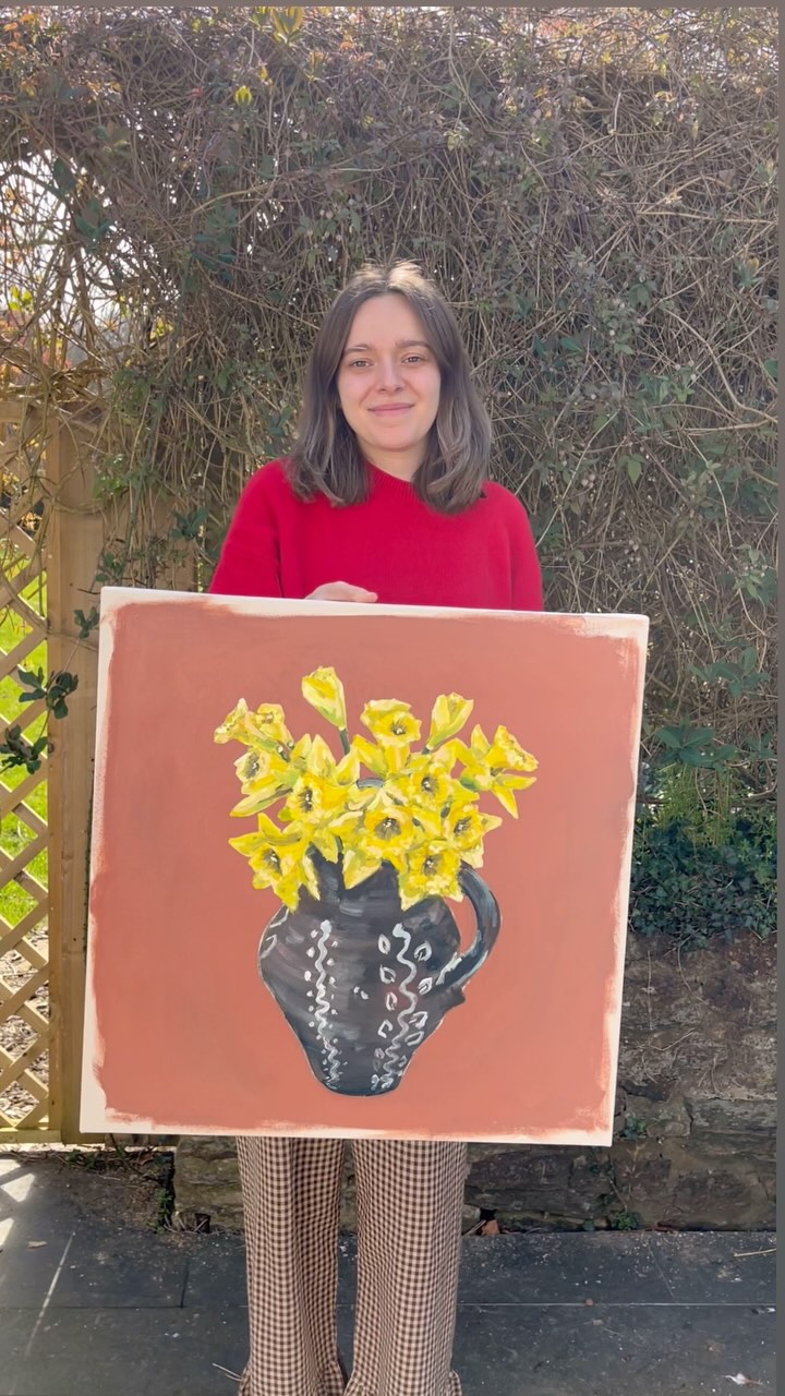 My daffodil painting back when it was sunny 🌼🌞
#art #artwork #artist #paint #painting #painter #canvas #canvaspainting #daffodil #daffodils #spring #cornishart #cornishartist #paintingreveal #foryou #fyp