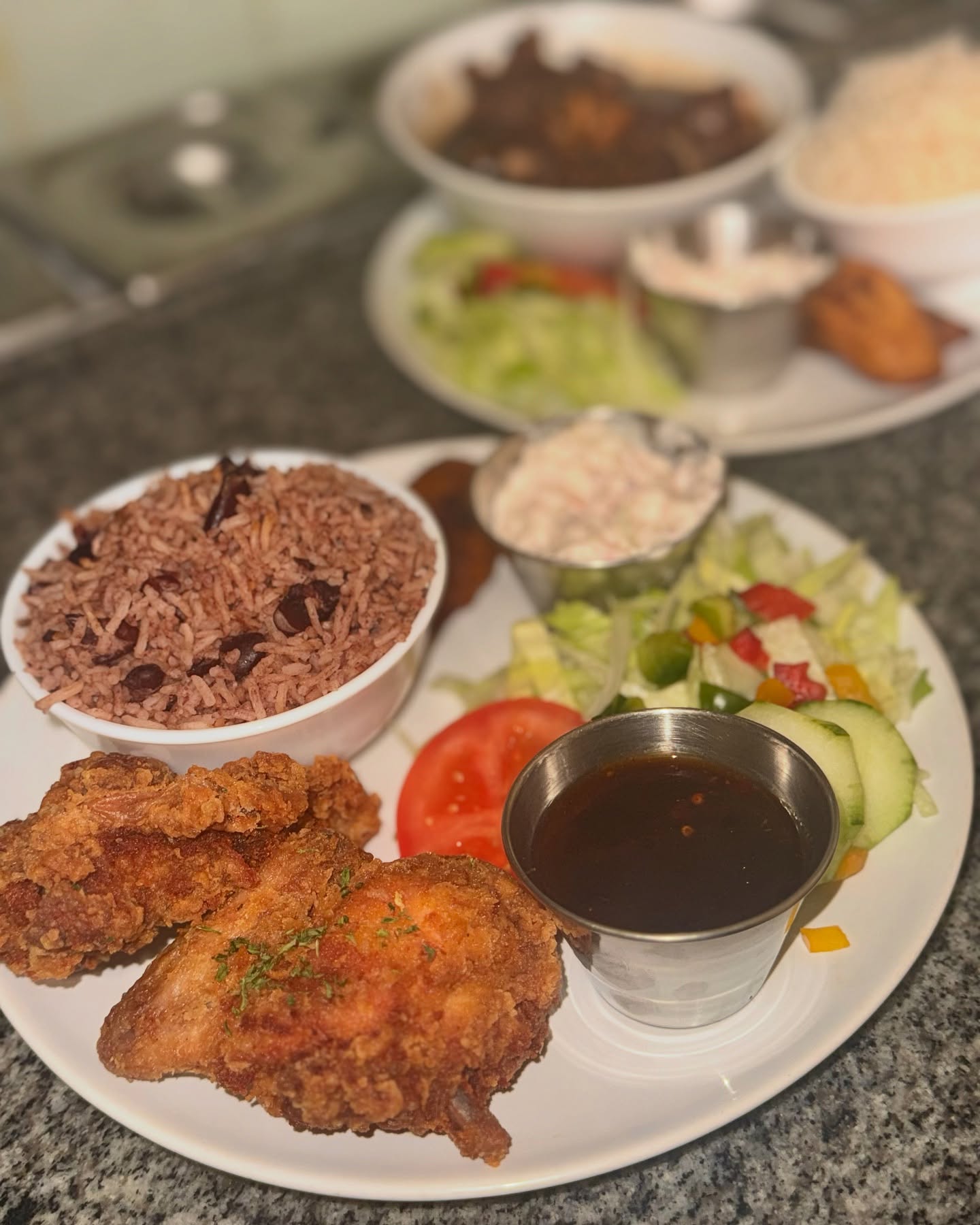 Our perfectly cooked Fried Chicken๐ Crispy on the outside, Juicy and Tender on the insideโฆ.Surely itโs a match made in Paradise ๐๐๐ด
.
.
Follow us on TikTok!! paradise_romford
.
.
.
#Caribbeancuisine #jamaicanfood #chef #caterer #restaurant #romford #paradise #family #business #lounge #bar #jamaican #love #food #lounge #bar #essex #london #cocktails #events #catering #services #sweets #dinner #explore #explorepage #viral #festivals