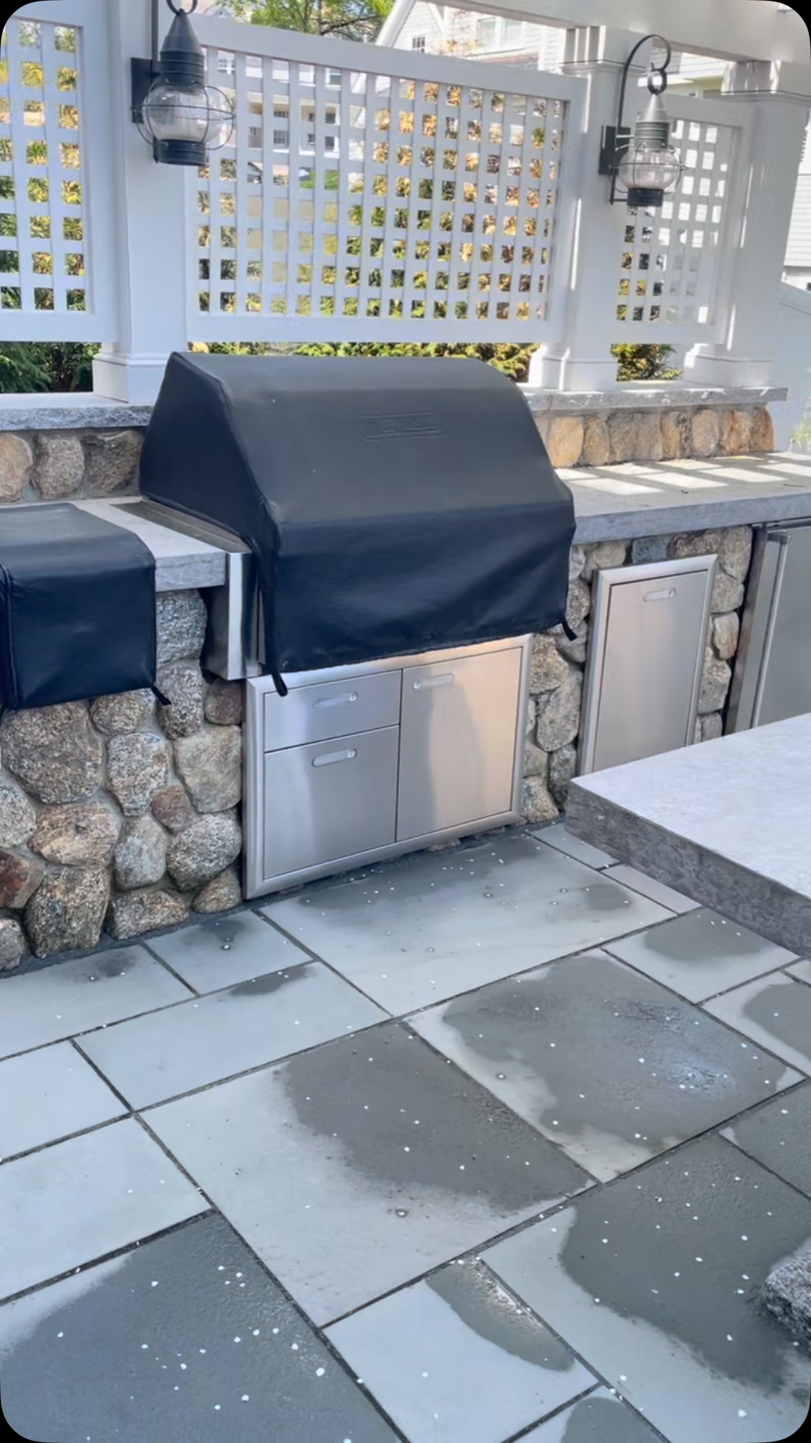 #outdoorliving #fireplace