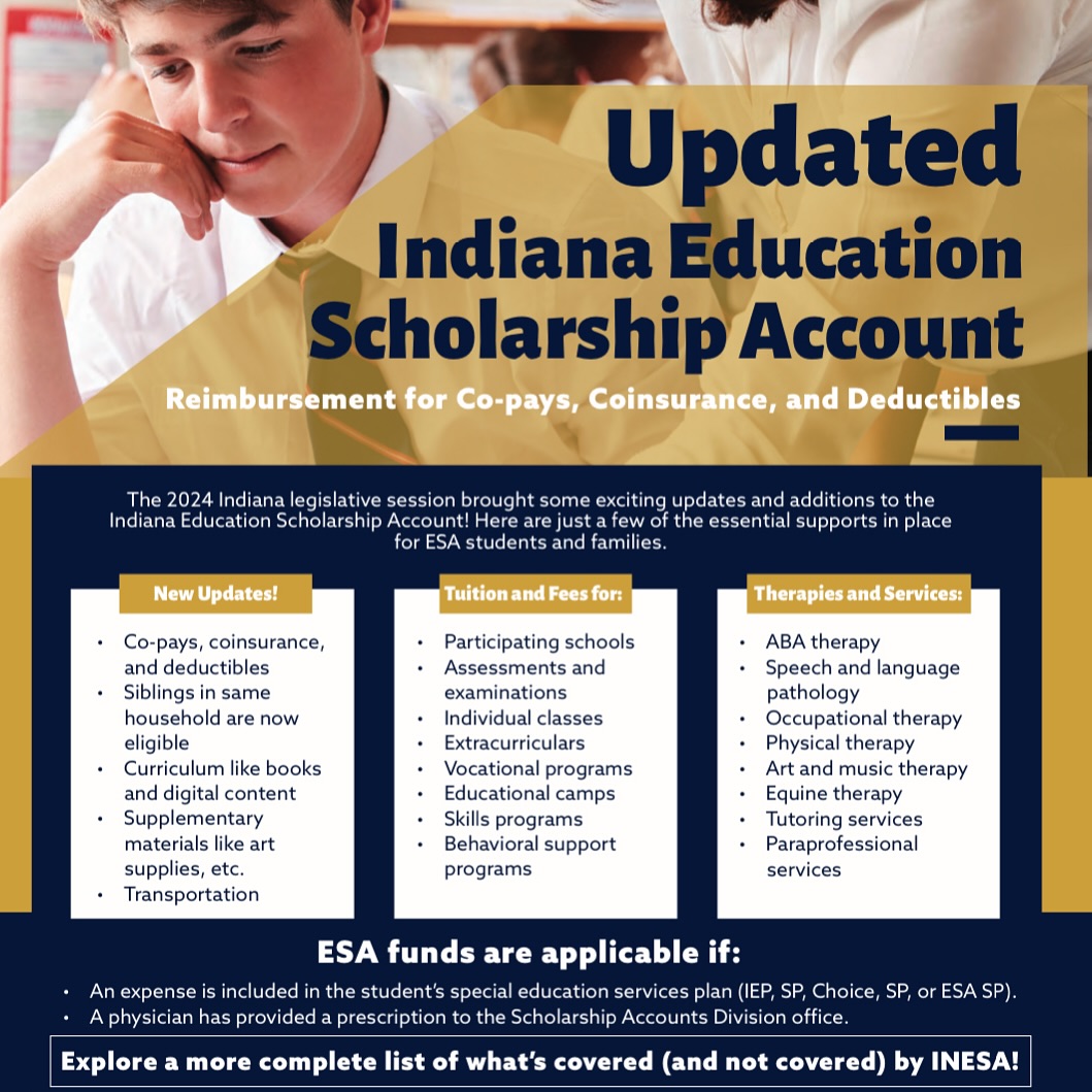 Indiana families — did you know?
Trailhouse is an approved provider with the Indiana Education Scholarship Account (ESA)!
That means if you’re an Indiana resident, meet certain financial criteria, and are enrolled in ESA, all Trailhouse services can be fully covered — including:
Therapy (OT, speech, mental health)
Play-based social groups
Summer camps
Special interest classes & more
We’re here to support your child’s learning, regulation, and connection in a way that’s joyful, affirming, and built around who they are.
Not sure if you qualify? Visit in.gov/tos/inesa
