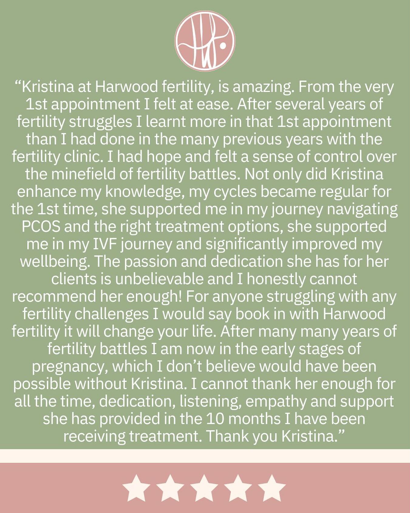 I’m so grateful to receive this beautiful feedback from one of my fertility acupuncture clients. Supporting someone on their fertility journey is such a privilege, and it means the world to know that the treatments are making a real difference.
If you’re on a similar path and looking for gentle, supportive care, I’d love to help you too.
#FertilitySupport #AcupunctureWorks #ClientTestimonial #HolisticHealing #NaturalFertility