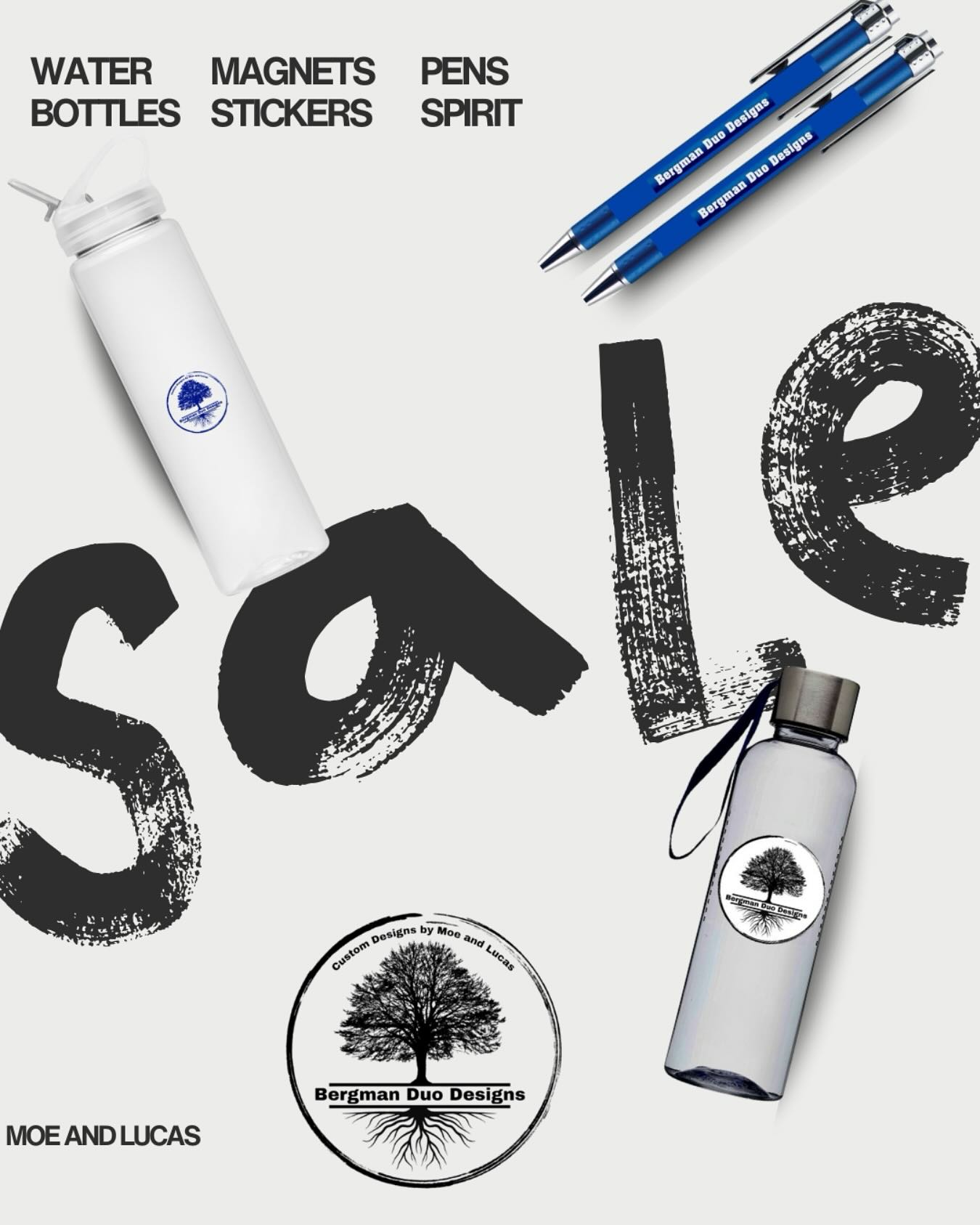 It’s Academic Fair week! Make sure to look for the 7th Grade Entrepreneurs selling their wares! Bergman Duo Designs is just one of many options available.