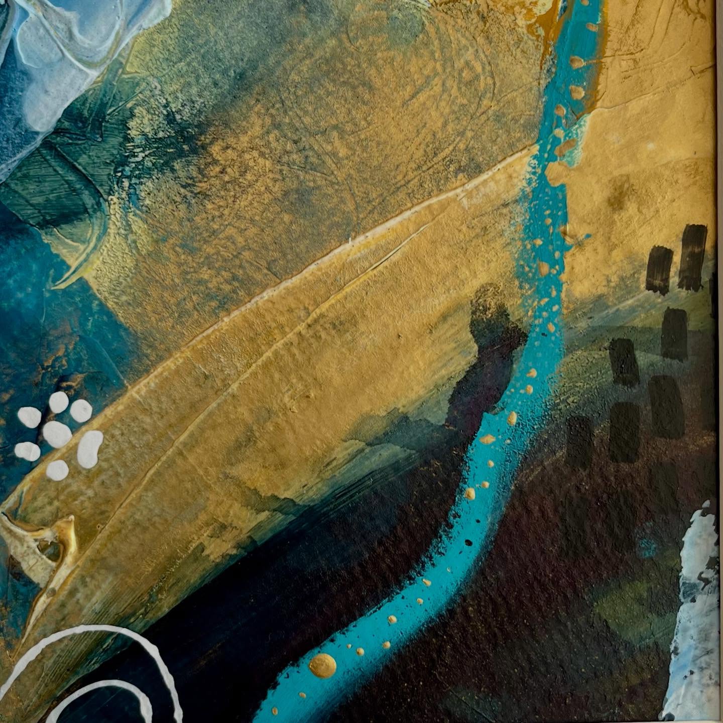 Just a sneak preview of new works going to @ytycelf this afternoon for the exhibition opening tomorrow. Enjoying playing with these!
#riverofglory #bluemountain #acryliconpaper🎨 #abstract #abstractart #abstractpainting #welshartistsoninstagram