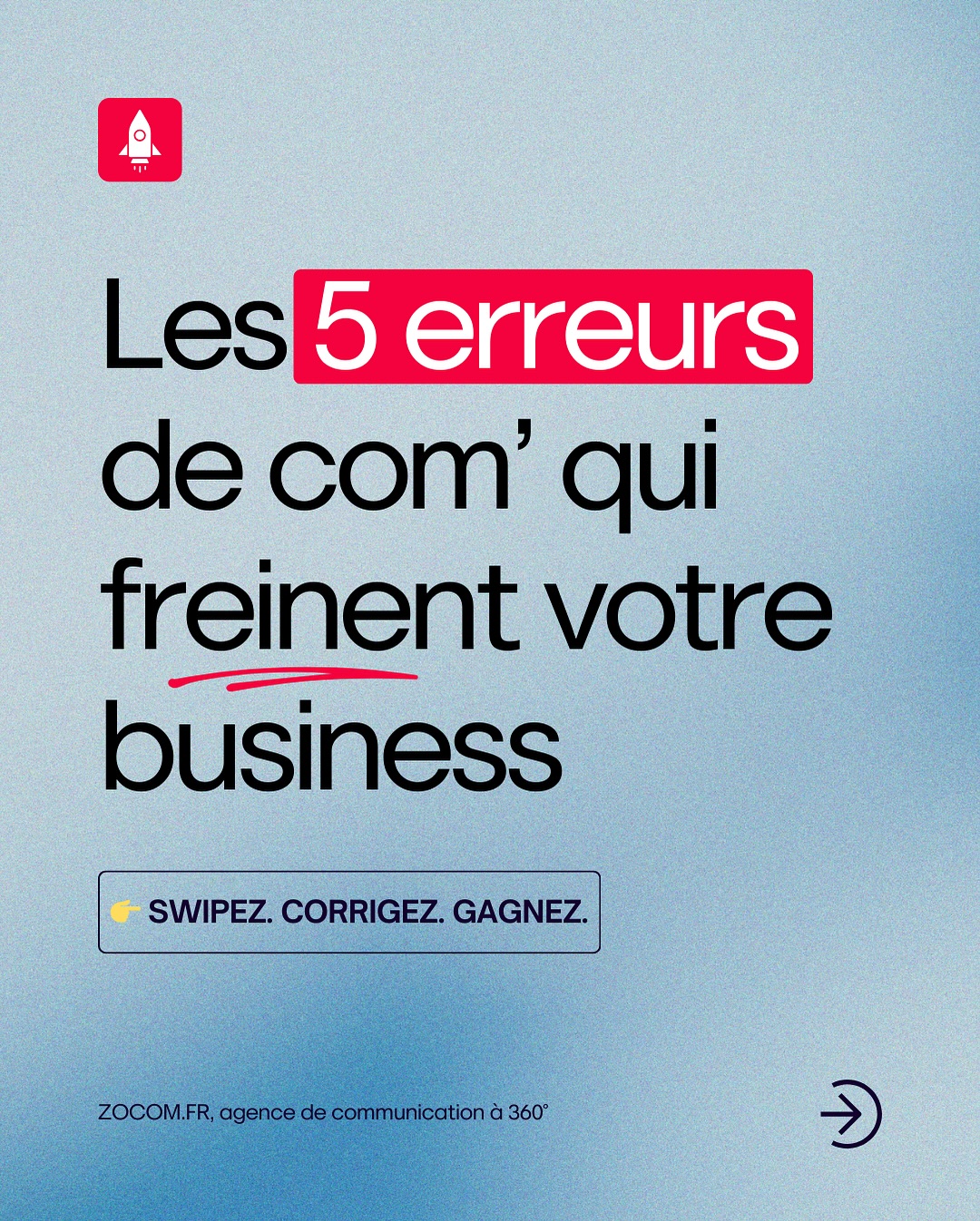 ❌ Les 5 erreurs de com’ qui freinent votre business !
💥Une identité de marque floue, un site web invisible, communiquer sans stratégie, sous-estimer les réseaux sociaux ou bien l’impact du tangible …
📊 Ces erreurs vous font perdre du temps, de l’argent… et surtout des clients.
⏰ On en parle ? Réservez gratuitement votre RDV sur notre site internet www.zocom.fr (lien en bio)
#communication #agencedecom #agencedecommunication #orleans #orléans #orleansmetropole #entrepreneur #entrepreunariat #zocom #branding #entreprise #strategiedemarque #strategiedecommunication