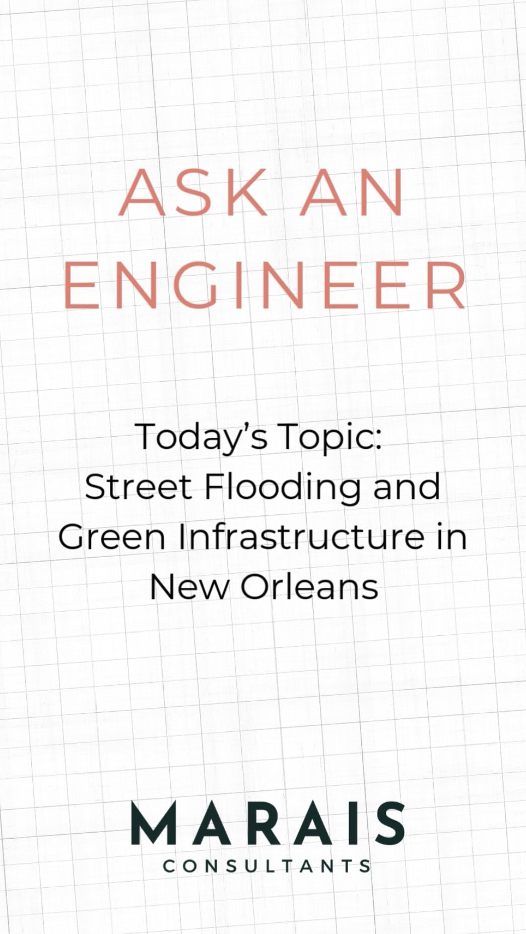 Introducing "Ask an Engineer". Check out Jake Yemma, PE, discussing flooding challenges and green infrastructure in New Orleans. More questions or want more information? Keep the conversation going in the comments or check out the links in our bio for the City of New Orleans' Green Infrastructure initiatives, Groundwork Nola and Greenlight New Orleans!
@cityofnola @groundworknola @greenlightneworleans
#earthday2025 #greeninfrastructure #nolaengineer #nolaready