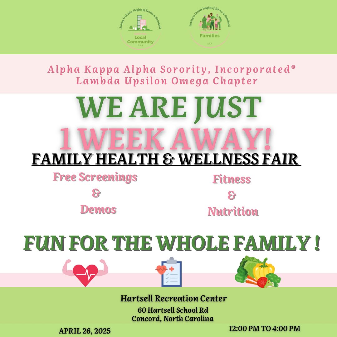 We are so excited to see you all next weekend. We have so much in store for you! It’s not too late to get on top of your health.
Who’s joining us?! Comment “I’M IN!” 🎉
#LUO #7DayCountdown #LUOHealthAndWellnessFair2025
