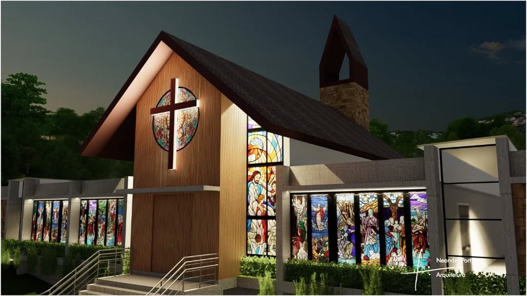 Um momento de dor...de tristeza, mas também de respeito, de saudade. Nesse projeto de cemitério vertical, além da funcionalidade, buscamos, através da luz natural, espaços abertos, espaços de oração e contemplação, humanizar e eternizar memórias, respeitando o passado, dentro de um espaço moderno e arejado. Buscamos um desenho que atualiza o clássico design de Igrejas, incorporando elementos contemporâneos e sacros, paisagismo e pedra natural. Criando uma edificação eficiente, em termos de ocupação do terreno e organização espacial, facilitando a vida das pessoas, na hora do adeus ou da saudade.