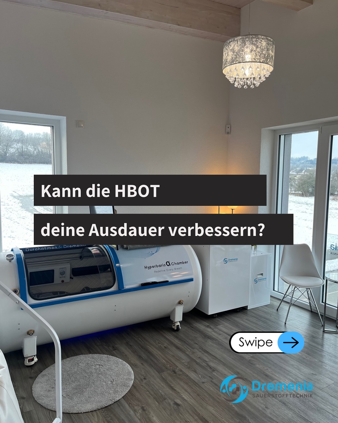 Kann die Hyperbare Sauerstofftherapie (HBOT) deine Ausdauer verbessern?
Die Hyperbare Sauerstofftherapie verbessert nachweislich zentrale Parameter der Ausdauerleistung. Eine placebokontrollierte Studie dokumentiert signifikante Steigerungen von VO₂max, anaerober Schwelle und mitochondrialer Funktion – alles essenziell für eine höhere Belastbarkeit und längere Leistungsfähigkeit.
– Quelle: Sports Medicine – Open (2021)
Auch Sportmediziner bestätigen: HBOT erhöht die aerobe Kapazität, verbessert die Sauerstoffnutzung in der Muskulatur und beschleunigt die Regeneration nach intensiver Belastung.
– Quelle: HBOTusa.com
Wer gezielt an seiner Leistungsgrenze arbeiten will, findet in HBOT eine wissenschaftlich belegte Methode zur Optimierung von Ausdauer und Erholung.
#HyperbareSauerstofftherapie #HBOT #Ausdauersteigerung #VO2max #Regeneration #Mitochondrien #Sportmedizin #Athletiktraining #PerformanceBoost #RecoveryOptimization #OxygenTherapy #Biohacking #PeakPerformance