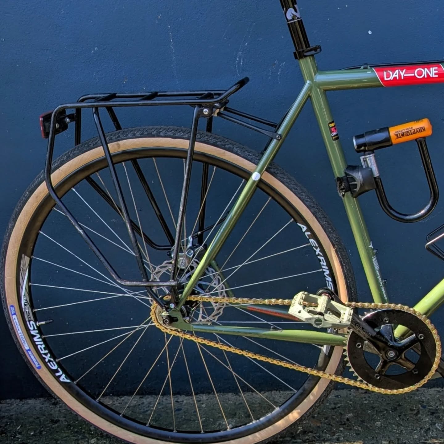 It was great to get this Day one back on the road with some nice new treads and gold chain!