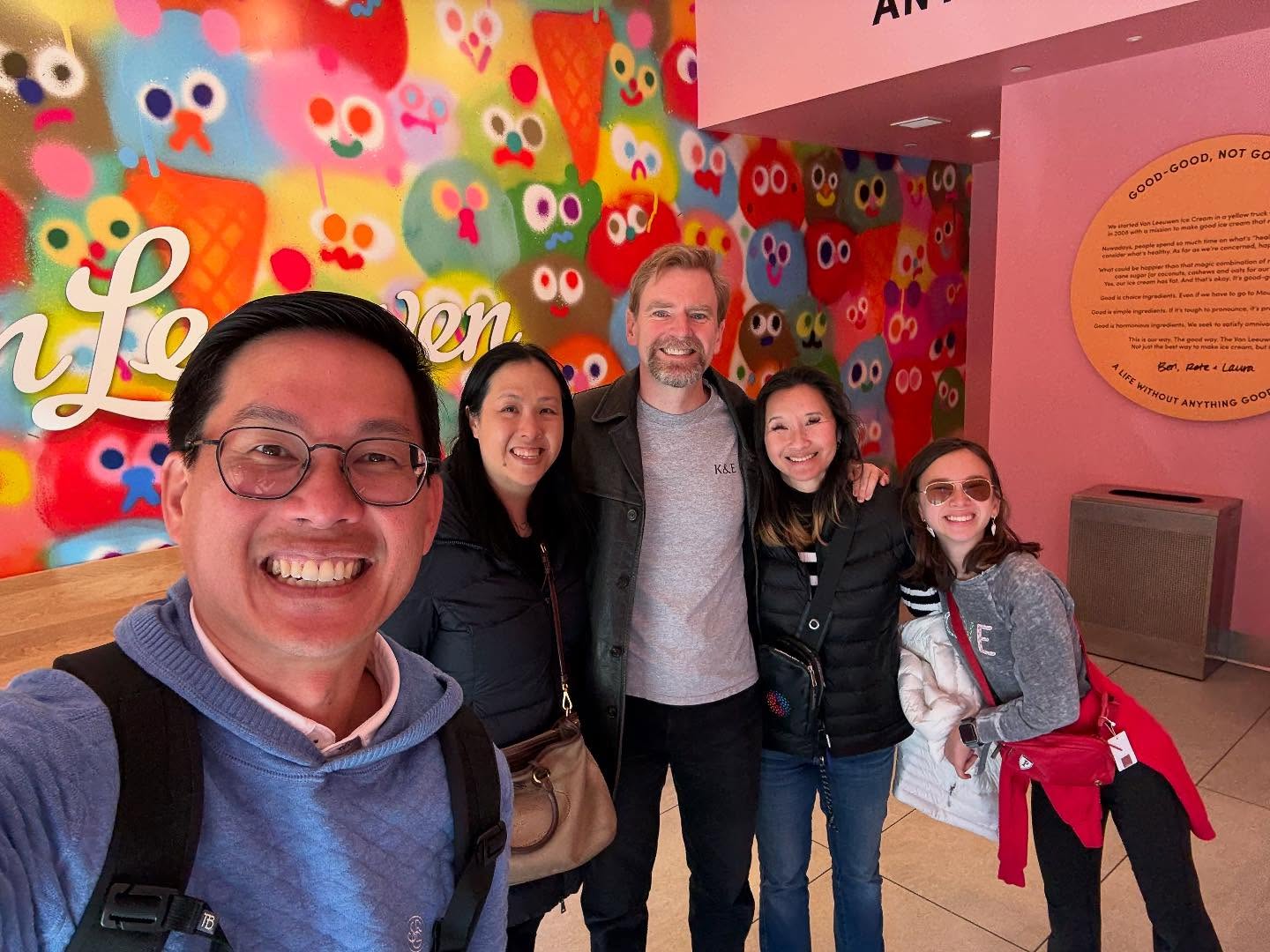 Welcoming good friends to Penn campus!