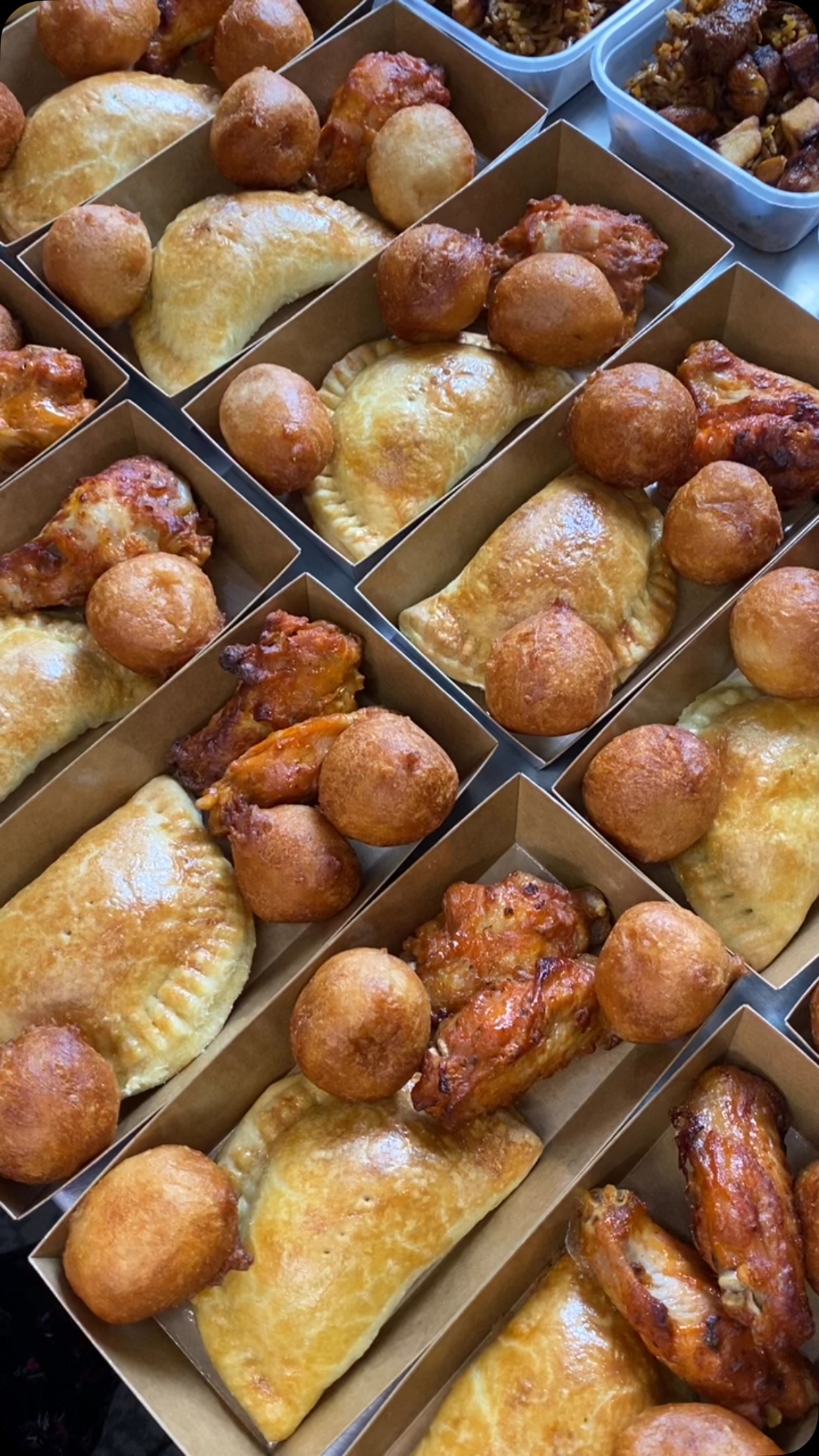 Planning a party or special event? Let us handle the snacks!
Our snack boxes come loaded with small meat pies, puff puff, and juicy chicken wings — perfect for birthdays, weddings, corporate events, and more!
Want something different? You can even create your own custom small chops or snack box to suit your taste and event vibe.
Place your orders today and follow us for more delicious updates!
Tag a friend who needs this at their next event!
#PartySnacks #EventCatering #SnackBoxes #SmallChops #NigerianSnacks #CustomSnackBox #MeatPie #PuffPuff #ChickenWings #FoodieFavorites
