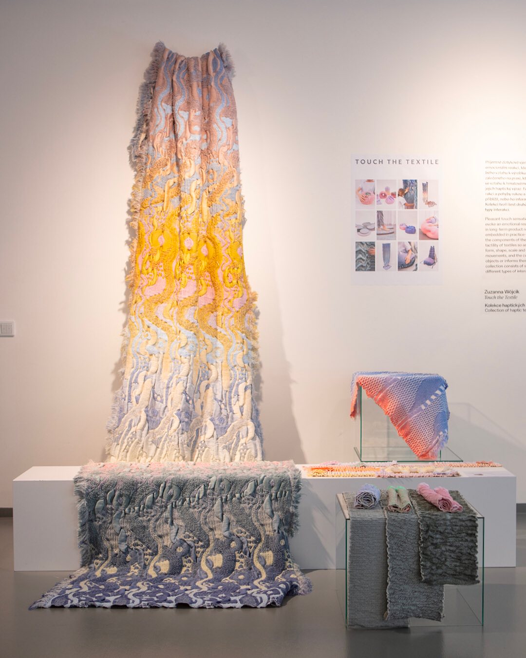 ✨ A look back at my textile exhibition from 2022 to 2025
Grateful for everyone who came, connected, and to all who made it happen. 💫
2023 / the Best of’23 Exhibition / Zlin Design Week
G18 Gallery in Zlin
Part of the Best in Design contest, where I received 1st place in the Product & Industrial Design category and was honored with the contest’s main prize.
#ArtExhibition #weaving #textiles #textiledesign