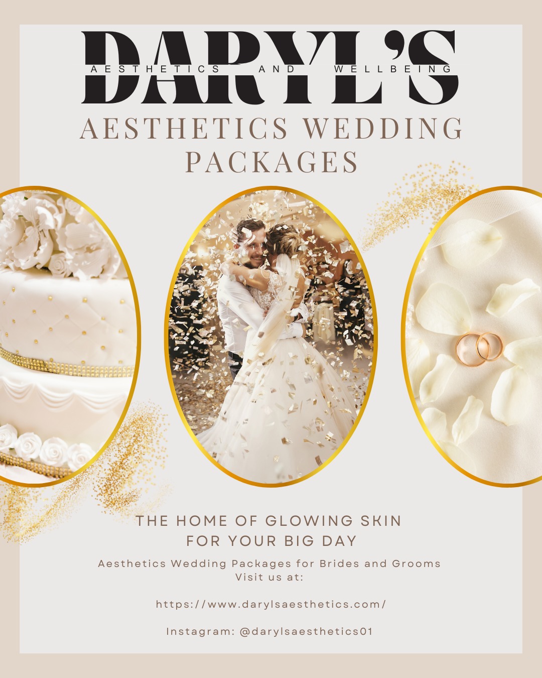 ✨ We’re thrilled to unveil our exclusive Wedding Packages: The Luxury Glowing Bride & The Refined Groom ✨
Designed to help you look and feel your absolute best, each package includes a curated selection of personalised treatments to get your skin flawlessly wedding-ready. Expect deep cleansing, gentle exfoliation, and intense hydration – all tailored to enhance your natural glow.
Whether you're walking down the aisle or standing proudly beside your partner, let your skin radiate confidence, youthfulness, and elegance on your special day.
💍 Book your FREE consultation now and start your journey to picture-perfect skin.
#wedding #bridetobe #groomstyle #skinglow #aestheticclinic #bridalbeauty #weddingready #facialaesthetics #glowingskin #antiagingtreatments #dermalfillers #cosmeticinjectables #facialrejuvenation #luxuryskincare #nonsurgicalbeauty