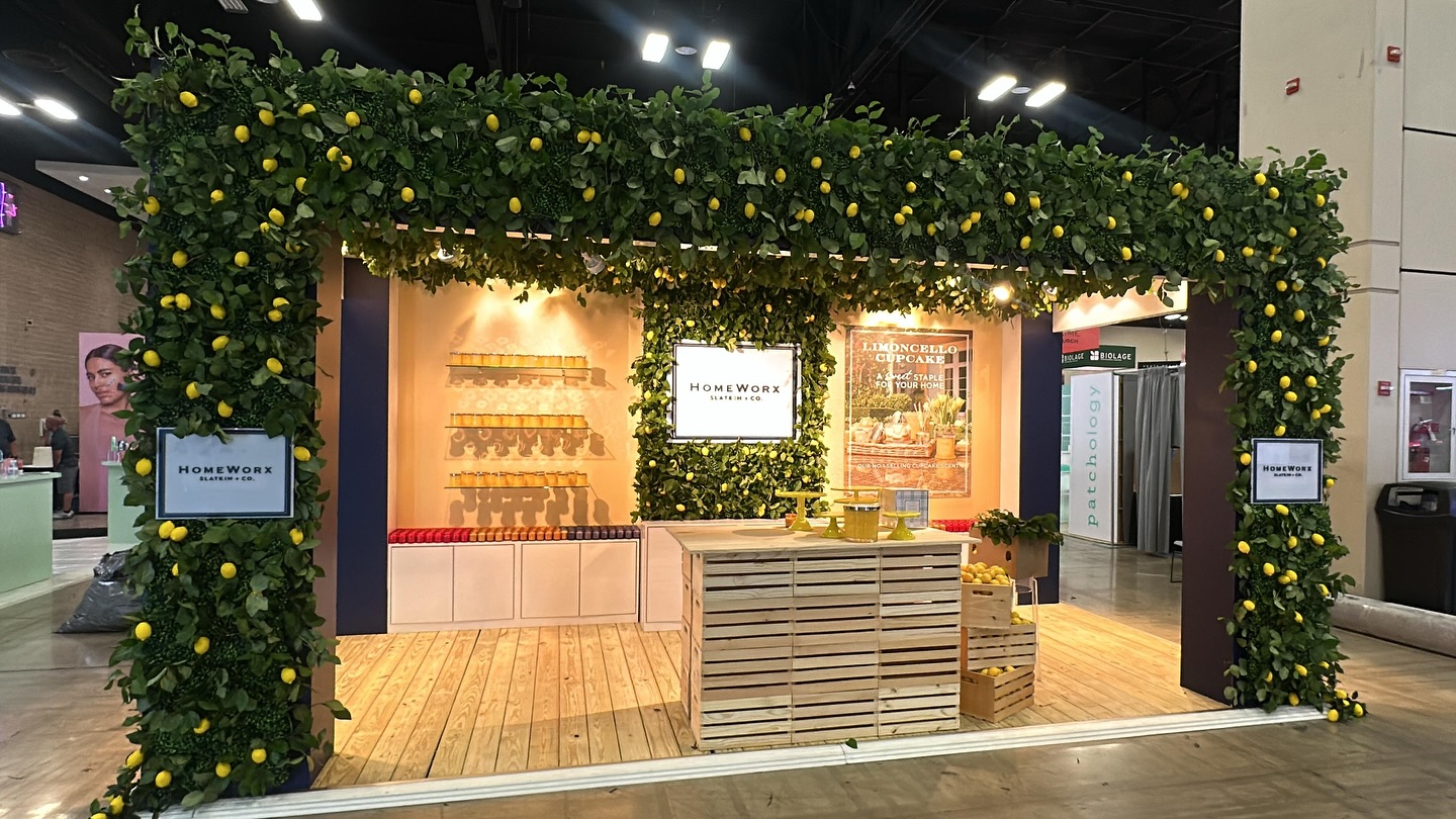 When life gives you lemons… we design a booth that steals the show!
MK Displays had the pleasure of partnering with Slatkin & Co. to create a booth experience that inspired by the charm of Positano and Capri, we brought a slice of the Amalfi Coast to San Antonio for the Ulta Beauty Field Leadership Conference (FLC) 2025.
Our team designed and built a vibrant, citrus-filled floral environment, wrapping the space in lush greenery, fresh lemon accents, and garden textures. The canopy of cascading lemon leaves transformed the booth into a full-sensory escape — perfectly aligned with the fresh, sweet spirit of the brand’s Limoncello Cupcake scent.
From the architectural structure to the smallest floral touch design with Oak Leaf Florists @oakleaf_florist , every detail was crafted to leave a lasting impression.
Design. Experience. Emotion. That’s MK Displays.
#ExhibitionDesign #BrandExperience #RetailEvents #BoothDesign #EventMarketing #FloralDesign #UltaFLC #SlatkinCo #MKDisplays