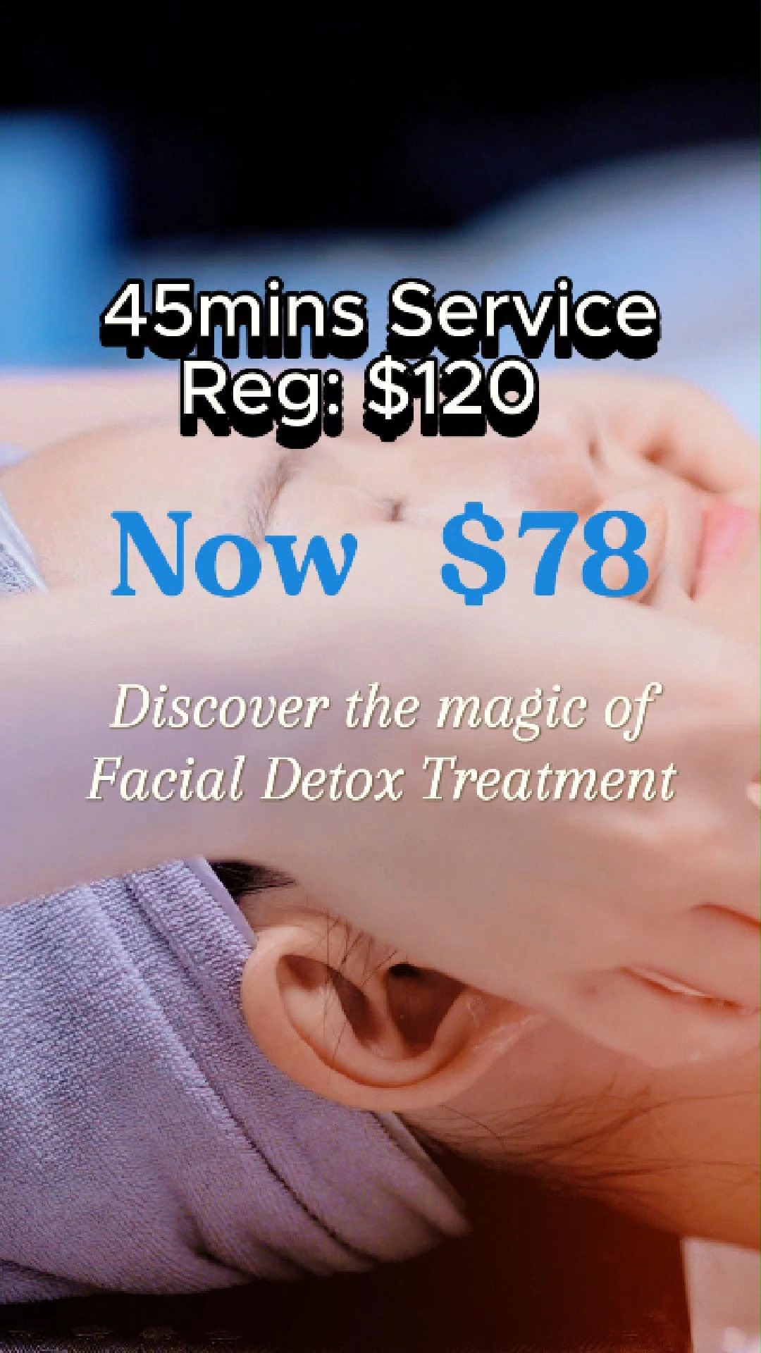 🌿 Facial Detox Treatment 🌿
🕒 45 mins — Reg: 💲120 ➡️ Now Only $78 💸
🕰️ 1 Hour — Reg: 💲150-💲200 ➡️ Now Just $90 💎
🎉 Offer valid until APRIL 30! ⏳
💖 BONUS! 💖
Refer 👯♀️👯♂️ 5 Friends & GET 1 FREE Treatment! 🎁
👩⚕️ Backed by 20 Years of Experience 🏆
Let our 💼 Skincare Experts pamper you — you deserve it! 🌸
📍 Visit Us:
5555 Eglinton Ave West, Unit 215-219 📌
📞 Call to Book:
647-800-0600 ☎️
🌐 Book Online:
www.imperialretreat.com 💻✨
💆♀️💖 Clear skin, happy soul — Let us handle the glow-up! 🌟
