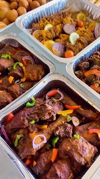 What’s a celebration without flavor?
We had the absolute pleasure of catering this vibrant spread for our amazing customer’s 25th birthday — and just look at that lineup!
From delicious Jollof rice to flavorful Nigerian fried rice, spicy Asun (peppered goat meat), stewed chicken, stewed turkey, and mackerel fish, this table was a feast!
Let’s not forget the pastries: meat pies, puff puff, and sausage rolls – all baked to perfection. And to wash it down? Our refreshing homemade Zobo (sorrel) drinks.
Because it was her birthday, we surprised her with an extra bottle of Zobo — on the house! We love celebrating with you and adding that special touch.
Planning your next event? Let us bring the taste and vibes to your celebration!
DM us to order or click the link in bio to get started.
Don’t forget to LIKE, SHARE, and FOLLOW for more deliciousness!