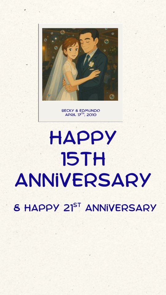 15 years ago we said yes to forever — and wow, what a journey it’s been.
From dating in 2004, to falling in love, getting engaged, saying "I do," and building this beautiful life... First came our baby girl, then our son, and the sweet chaos of raising two amazing kids.
Through birthdays, moves, laughter, and late-night talks, we've lived a full life in each other’s arms. Today we celebrate not just 15 years — but every moment, big and small, that made us us. 💍🏡👨👩👧👦
#15YearsMarried #15anniversary #ForeverUs