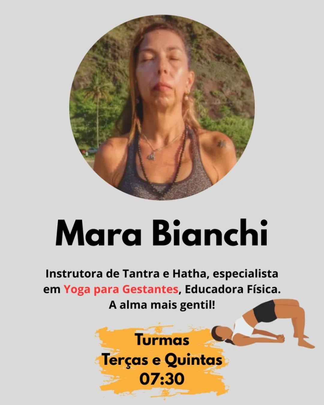No Sada Shiva você pratica Yoga com todo seu Corpo e Alma!
São 21 anos de puro amor e respeito pela tradição desta arte milenar.
Vem praticar com a gente. Você está nas melhores mãos. Pode confiar!
Agende uma aula experimental para conhecer.
Whatsapp 12 99750 4834
🙏🙏🙏