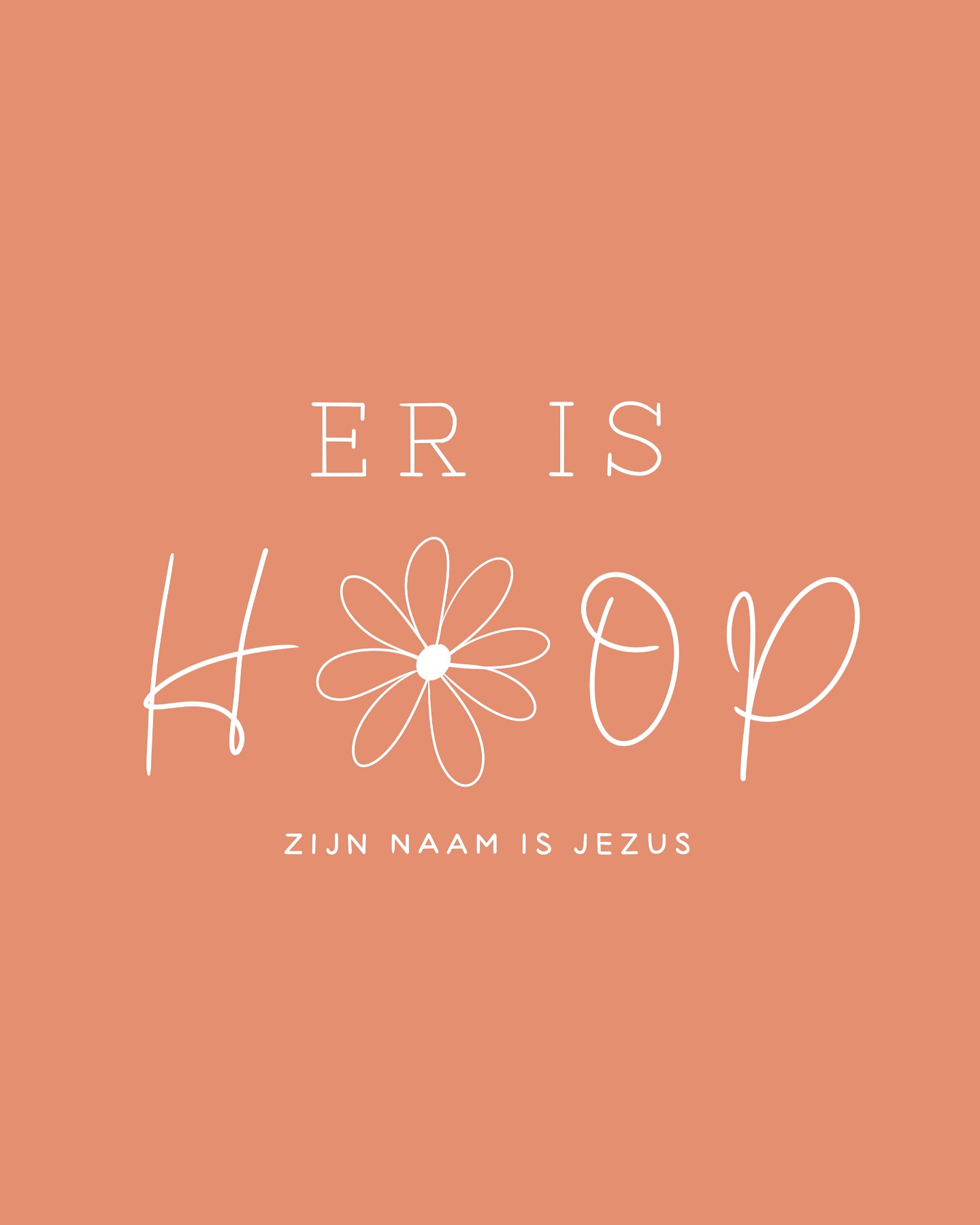 Er is hoop
Zijn naam is Jezus!
Hij stond op uit het graf voor jou en voor mij.
Vrolijk Pasen! ๐ธ