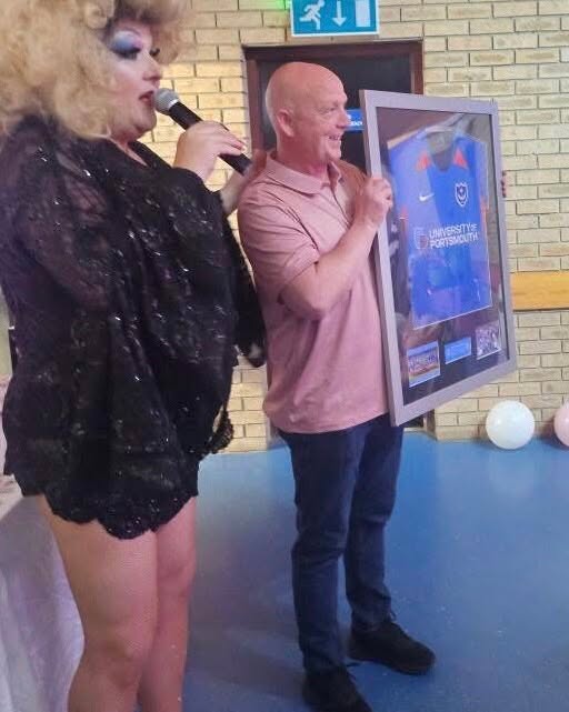 Who’ll give me £££ for this Portsmouth City signed football shirt…all in a good cause ♥️