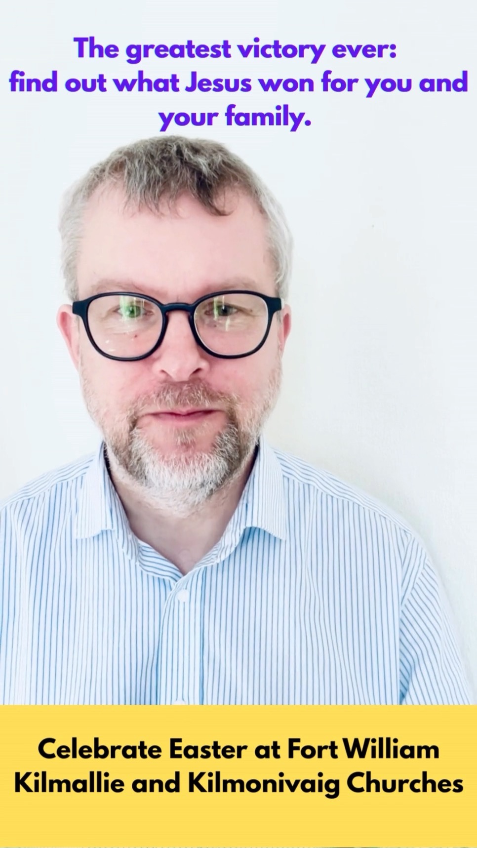 This Easter Sunday, at Fort William Kilmallie and Kilmonivaig Churches, we want to invite YOU to come and experience an amazing VICTORY. It's a victory that brings HOPE in place of despair, FORGIVENESS where there's guilt, and the promise of a brand NEW LIFE! Join in: Old Fort (outdoors) 8am / Duncansburgh Church 10am / Caol Community Centre 10am / Kilmallie Church, Corpach 11:30am / EVENING SONGS, READINGS AND REFRESHMENTS: Duncansburgh Church 7pm.