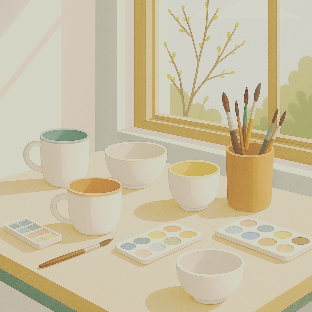 Pots et Pinceaux
🎨 Peinture sur céramique à l’atelier ✨
Une activité créative, simple et accessible pour toustes !
🫖 Choisissez une pièce (tasse, bol, objet déco)
🎨 Peignez-la à votre goût en 1h30
🔥 On l’émaille et on la cuit pour vous
📅 18-19 avril, entre 10h et 20h
💰 Pièces entre 10$ et 40$
👨👩👧 Parfait en solo, en famille ou entre ami·es !
📍 Réservation obligatoire
https://www.ceramikfisokuzino.com/service-page/pot-peinture-c%C3%A9ramique?referral=service_list_widget