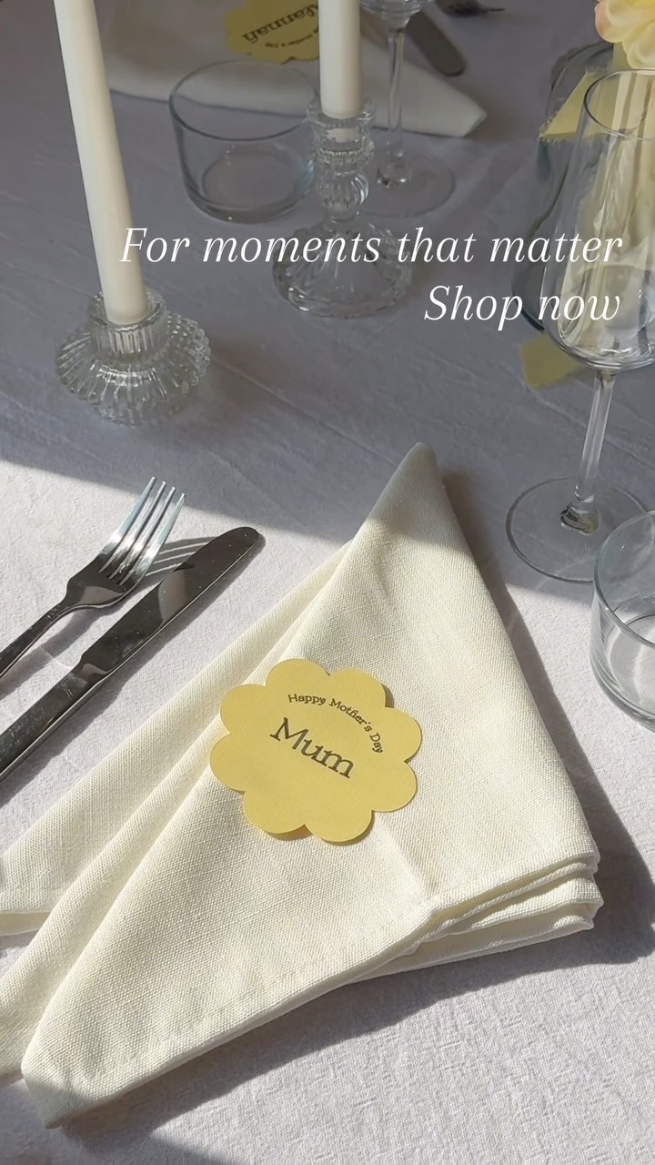 Make Mother’s Day as magical as she is ♥️
Our table styling pack = the easiest way to celebrate Mum in style.
Easy, beautiful, memorable
Shop now
#mothersday #mumsofinstagram #event #styling #table #specialmoments #womenownedbusiness #motherdaygift
