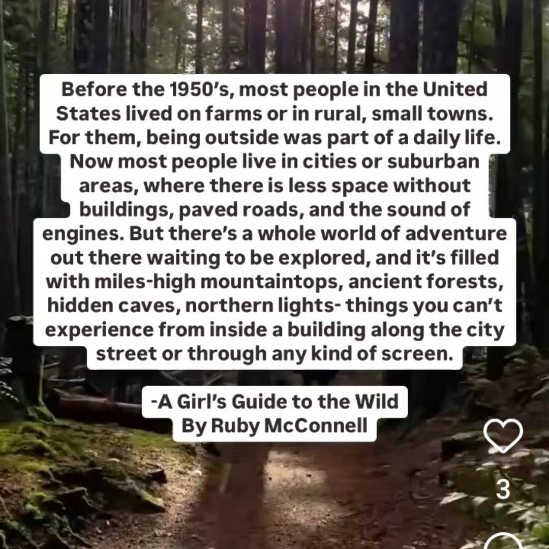 Still true. Go on, get yourself outside, it'll do you good. #wheresyourwild