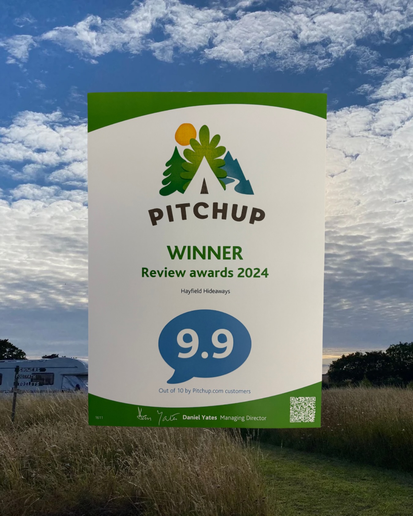 🎉 We did it! Hayfield Hideaways is officially a WINNER in the 2024 Pitchup Review Awards with an incredible 9.9/10 rating from our amazing customers! 🌟✨
This achievement wouldn’t be possible without all of YOU. Thank you for making us your top choice for a peaceful, nature-filled getaway🌻
Book your stay this year and experience it for yourself! 🌳 Our spacious round pitches, nestled between wild grass and beautiful flowers, offer the perfect escape. Plus, our site is just a short walk to #Mundesley Beach, #Norfolk! 🌊
Ready to unwind? 🌿 Secure your spot today!
#HayfieldHideaways #PitchupAwards2024 #CampingInNature #MundesleyBeach #NorfolkCamping #BookYourStay