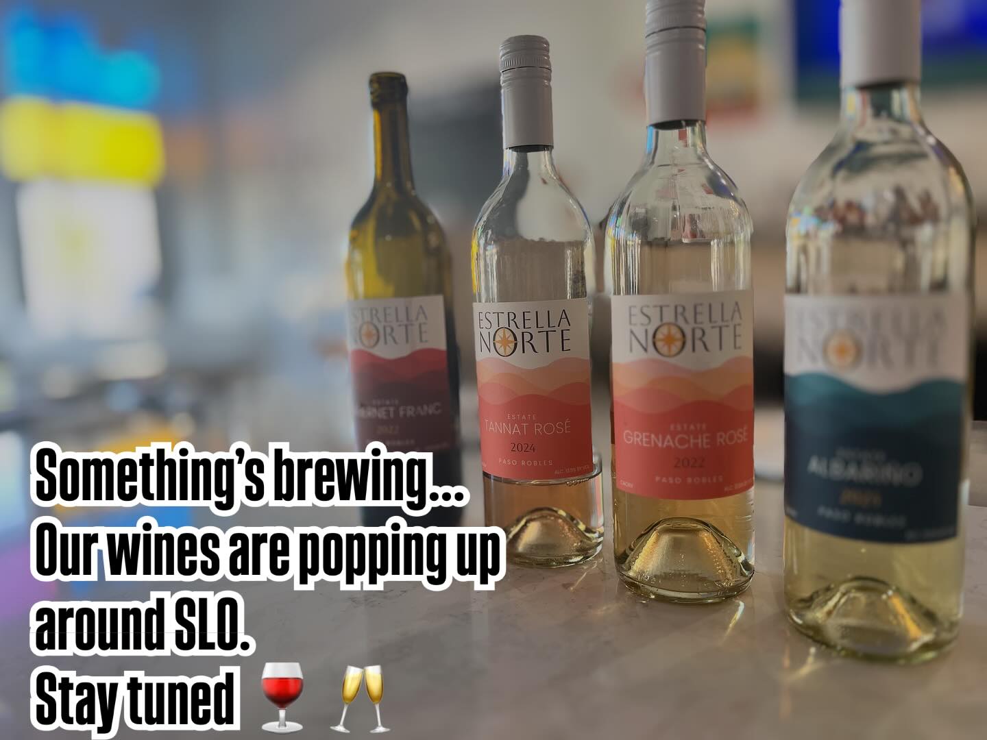 Soon you’ll find us in some cool spots around SLO County and we can’t wait for you to find your new favorite wine. Did someone say Tannat Rosé? ✨