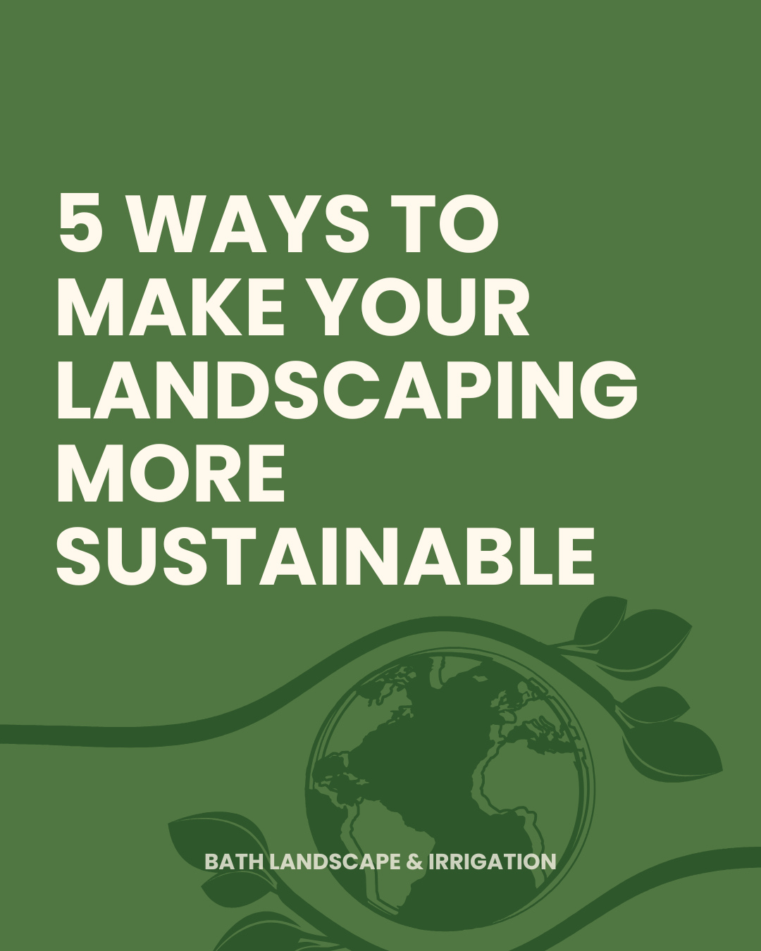 🌎 Happy Earth Day from Bath Landscape & Irrigation! 🌿
Looking to make your landscape more sustainable? Here are six simple ways to make a positive impact on the planet—right in your own yard:
Incorporate drought-tolerant plants 💦
These plants require less water and are better suited to thrive in dry conditions, helping you conserve resources without sacrificing beauty.
Mulch around your plants 🐞
Mulching helps retain soil moisture, suppresses weeds, and regulates soil temperature, making it an easy and effective way to support healthy growth.
Use LED lighting 💡
Switching to LED landscape lighting uses significantly less energy and lasts longer than traditional bulbs, reducing your environmental footprint.
Install an irrigation system. 💧
A properly designed irrigation system ensures your plants get just the right amount of water, minimizing waste and promoting long-term health.
Prioritize native plants 🌱
Native plants are naturally adapted to the local climate and soil, which means they need less water, fertilizer, and maintenance overall.
Consider artificial turf 🌾
Artificial turf offers the look of a lush lawn without the need for watering, mowing, or fertilizing—perfect for a low-maintenance, eco-friendly yard.
Every sustainable choice makes a difference.
Contact us today to start designing your dream landscape!
#fortcollins #lovelandcolorado #backyardoasis #coloradobackyard #backyardinspo #outdoorkitchen #landscapedesign #backyarddesign #landscape #landscaping #landscapeservices #landscapedesigners #outdoordesign #homeinspo #landscapearchitect
#outdoorlife #landscapingcompany #curbappeal #hometips
#outdoorfurniture #gardendesign #patio #landscapearchitecture #outdoorliving #exteriordesign #coloradorealestate #frontyard #exterior #gardeninspiration #hardscapedesign