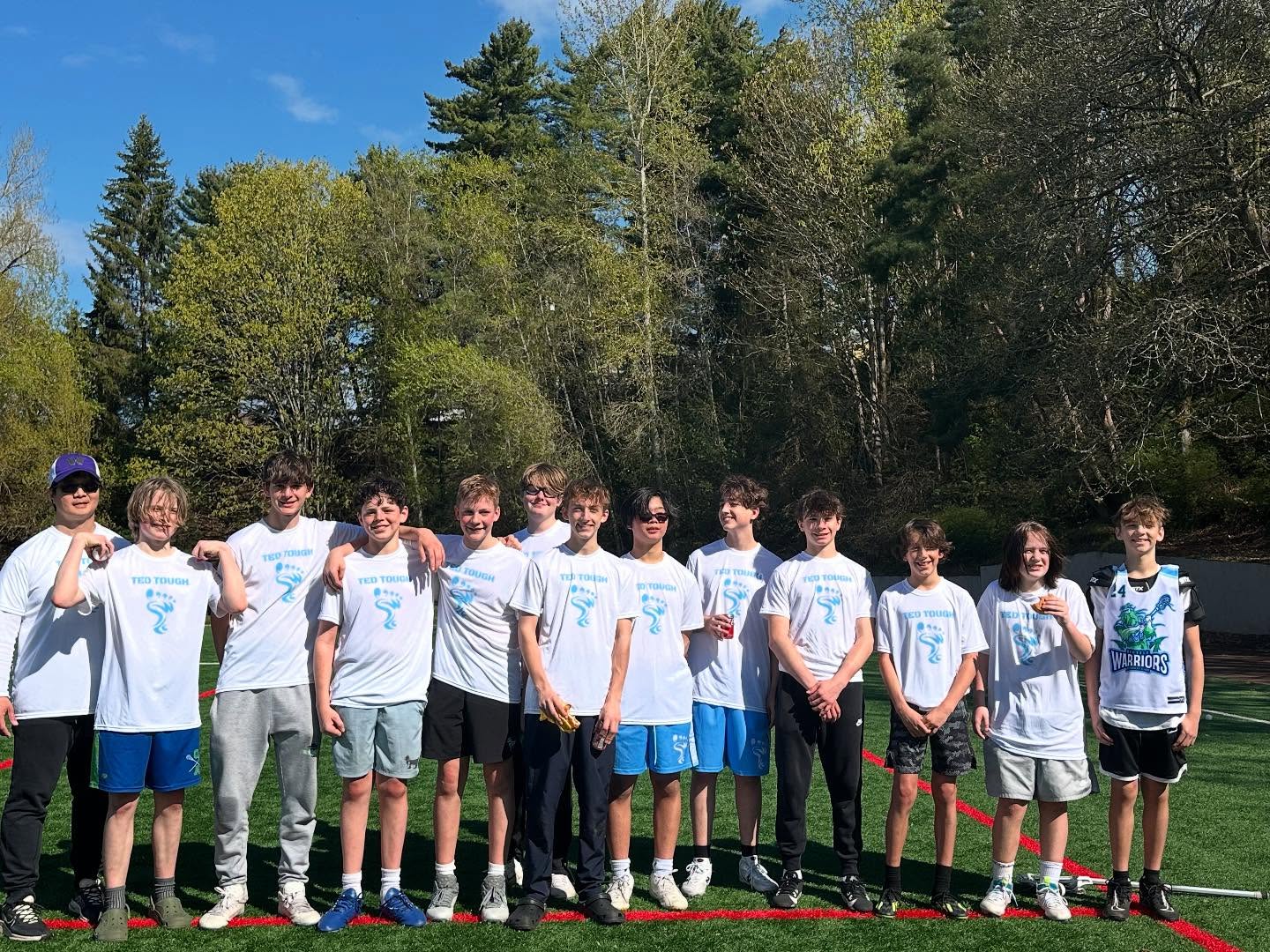 Beautiful day celebrating a player that represents the character of Seattle Warriors. We wish you the best Ted. Can't wait to see what you do next!