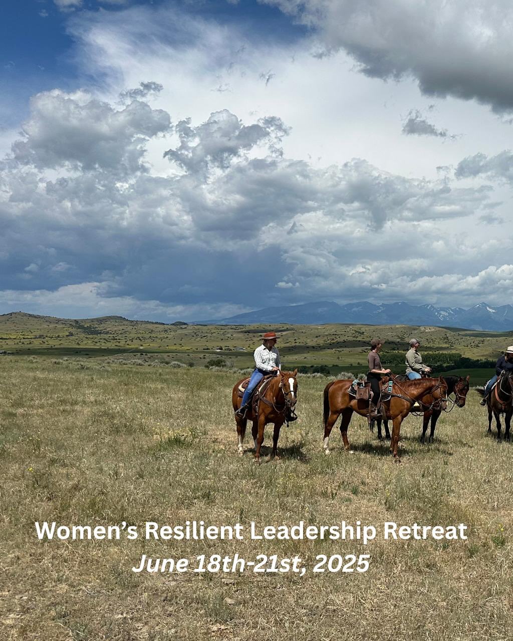 🌿 Reignite your purpose and lead with clarity at the Women’s Resilient Leadership Retreat in Big Timber, MT.
What to expect:
Hands on connection with horses.
Deep, authentic relationships
Skills for resilience that WORK.
Dates: June 18–21, 2025
#womenwholead #wideskyadventures #humanbeingbasics #montanaretreats
👉 Register Today https://wideskyadventures.com/womens-leadership