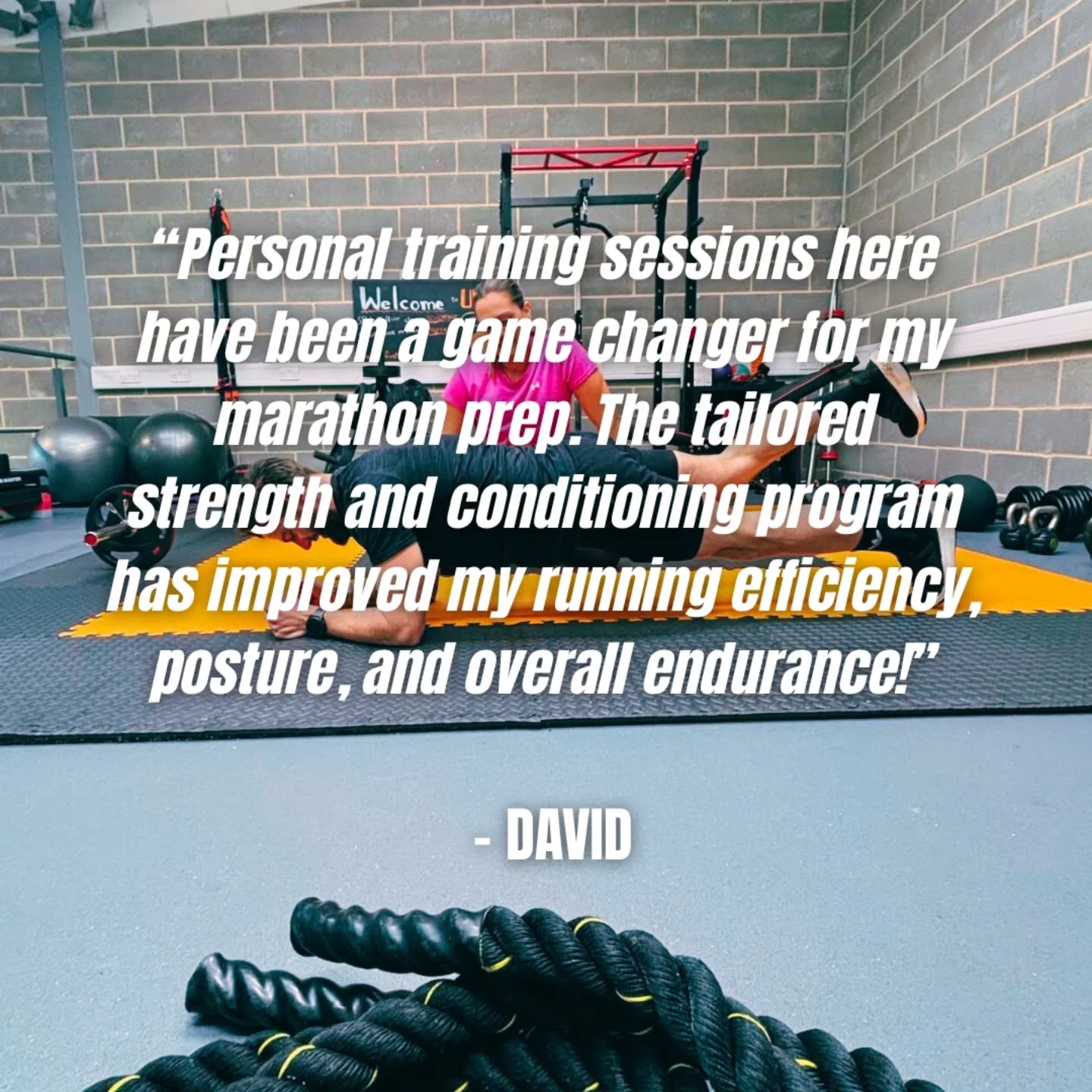 Guilty of skipping strength sessions as an endurance athlete? We get it – but it’s often the missing piece in unlocking better performance and injury resilience.
Our Strength Station sessions make it easy to stay consistent. Join our group strength for runners on Thursday evenings (only £5.00!) or book 1:1 PT designed to support your training, not take away from it.
Built for triathletes, runners & everyday athletes who want to stay strong, injury-free, and performing at their best.