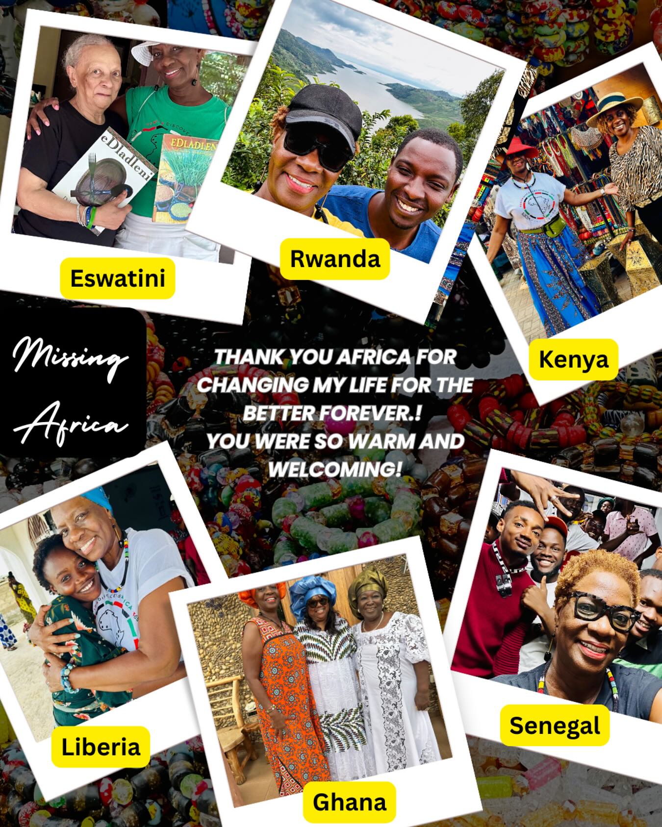 Reflecting Today~
Almost a year and a half since my yearlong Africa journey across 12 countries and volunteering in 10. I woke up today missing the people I met! Every week someone from Africa calls me and it fills my heart with joy!
Reflecting~💕🙏🏽😊. Subscribe to venidadiscoversafrica365.com and see what I’m up to now