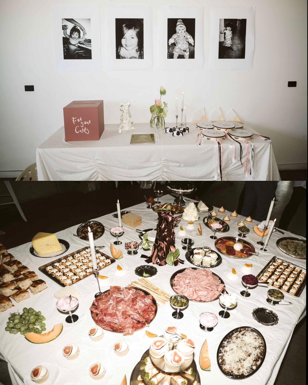 This setup; Incredible
Photography: @dionphotos
Cake: @buttermetsugarcakes
Floristry: @grandflowerstudio
Catering: Marie (DIY)
Backdrops & signage: Marie (DIY) 👌
Dress: @dzo__
Hair: @hairbytianad
Makeup: @jessicasearle.makeup