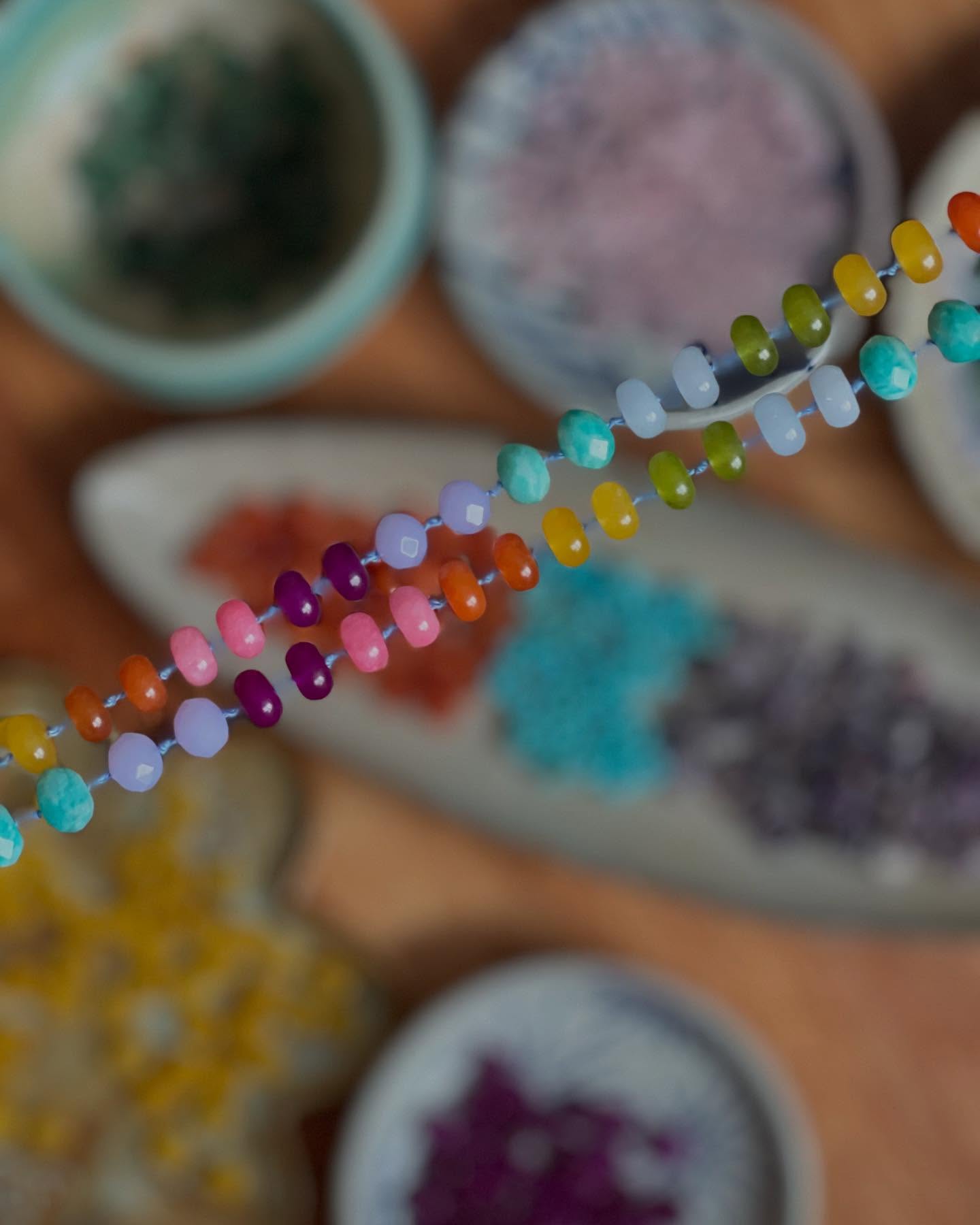 Sneak peak of something very exciting coming soon for GROWN UPS that want to hang a little, get crafty, and go home with something beautiful!! Stay tuned!!!
#YogaCrafts #WearableArt #GemstoneCandyNecklace