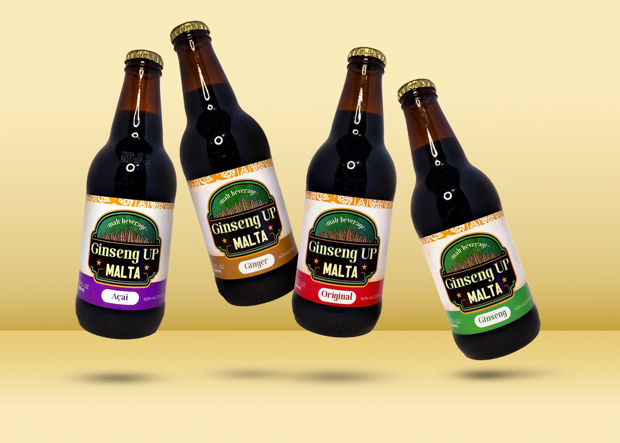 Introducing……. GINSENG UP MALTA!!! A sweet and smooth Malta drink with 4 unique flavors!
Keep an eye out for more brands joining the Ginseng Up family...