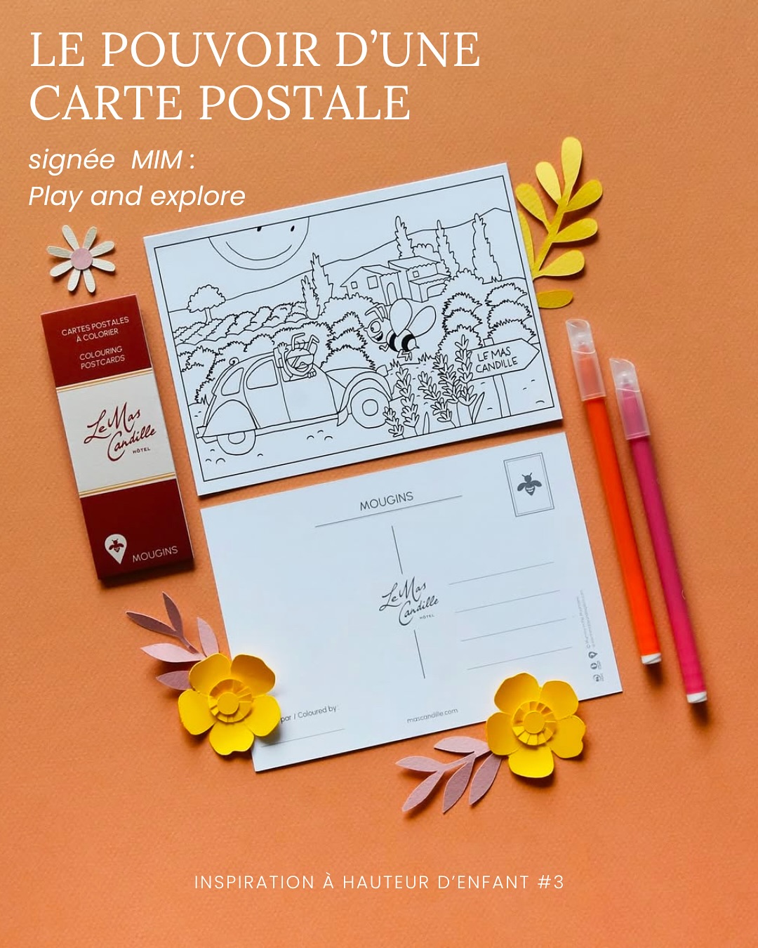💌 La semaine dernière j’ai eu la chance de rencontrer Simi Curt, fondatrice de @mim_play_and_explore et j’ai découvert l’histoire de ses cartes postales personnalisables proposées aux jeunes clients d’hôtels.
À travers un geste simple - écrire, colorier, envoyer - c’est tout un art de la (re)connexion familiale qui se déploie.
Une inspiration grandement alignée avec la vision de À hauteur d’enfant : enrichir l’expérience enfant et famille avec sens et élégance.
Et lorsque les visions se rejoignent aussi naturellement, on ne peut que se réjouir de la suite 🌱
#ahauteurdenfant #familyfriendly #kidsfriendly #kidshospitality #familyexperience #luxuryhospitality #playandexplore